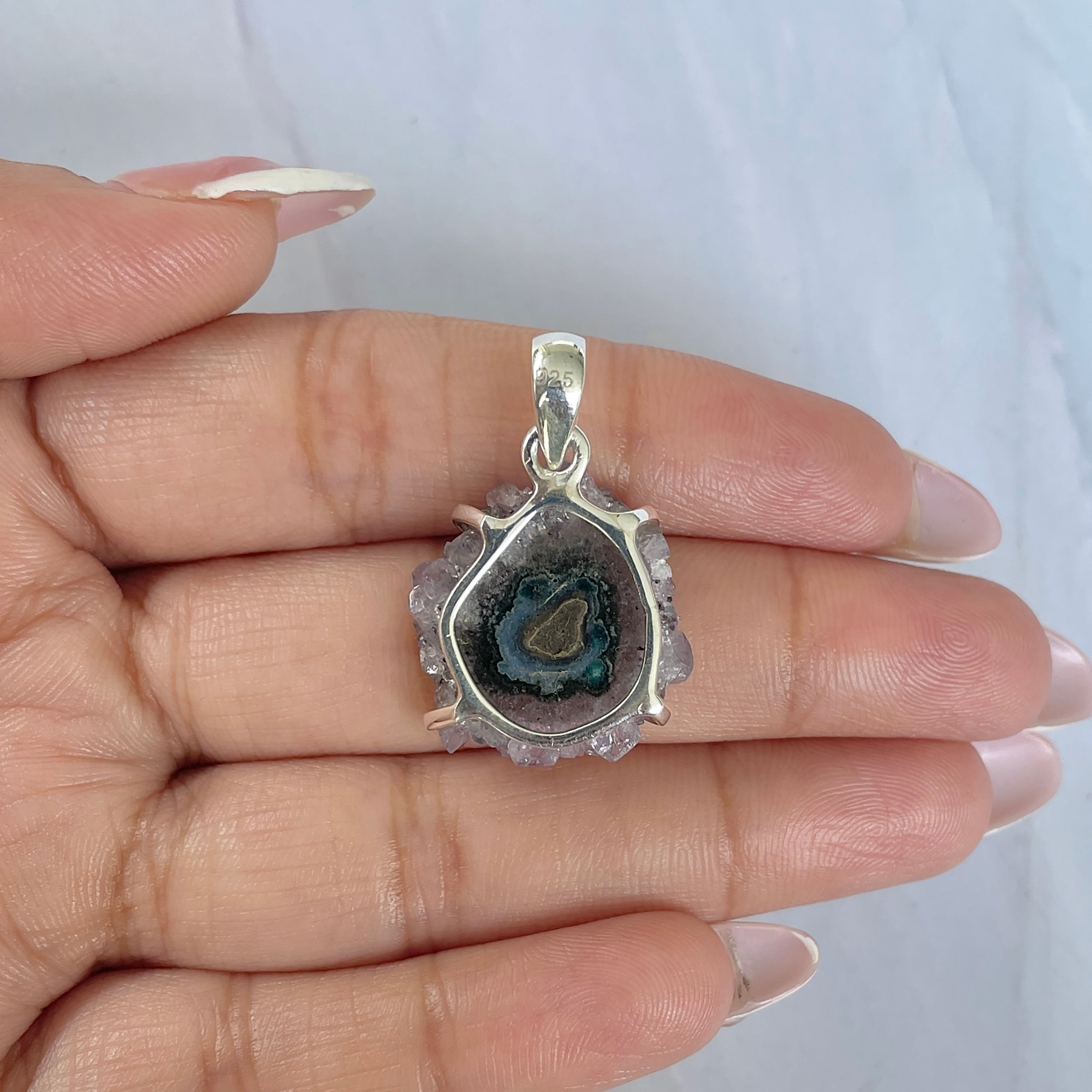 Amethyst Stalactite Pendant-(ASL-P-184.)