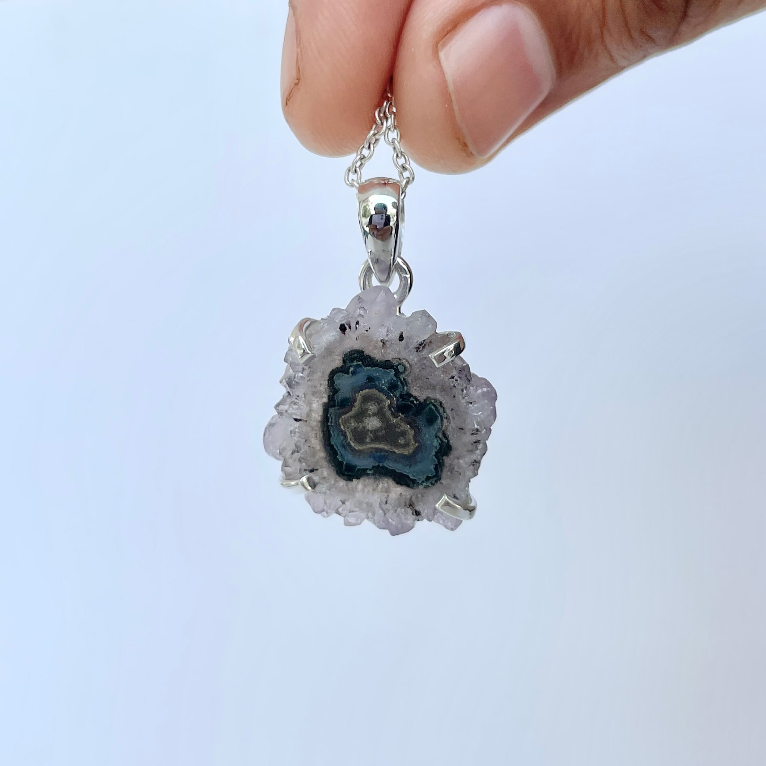 Amethyst Stalactite Pendant-(ASL-P-184.)