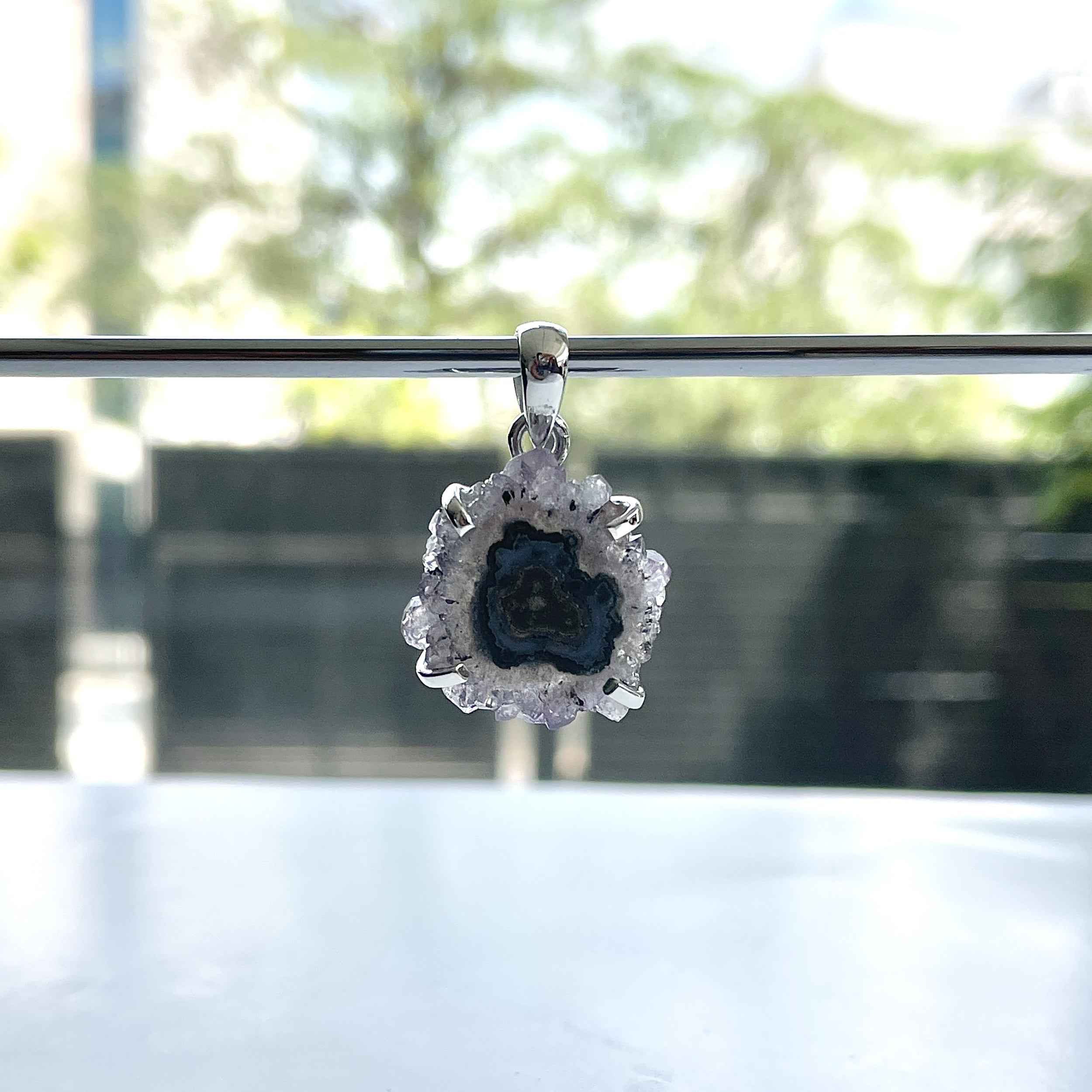Amethyst Stalactite Pendant-(ASL-P-184.)