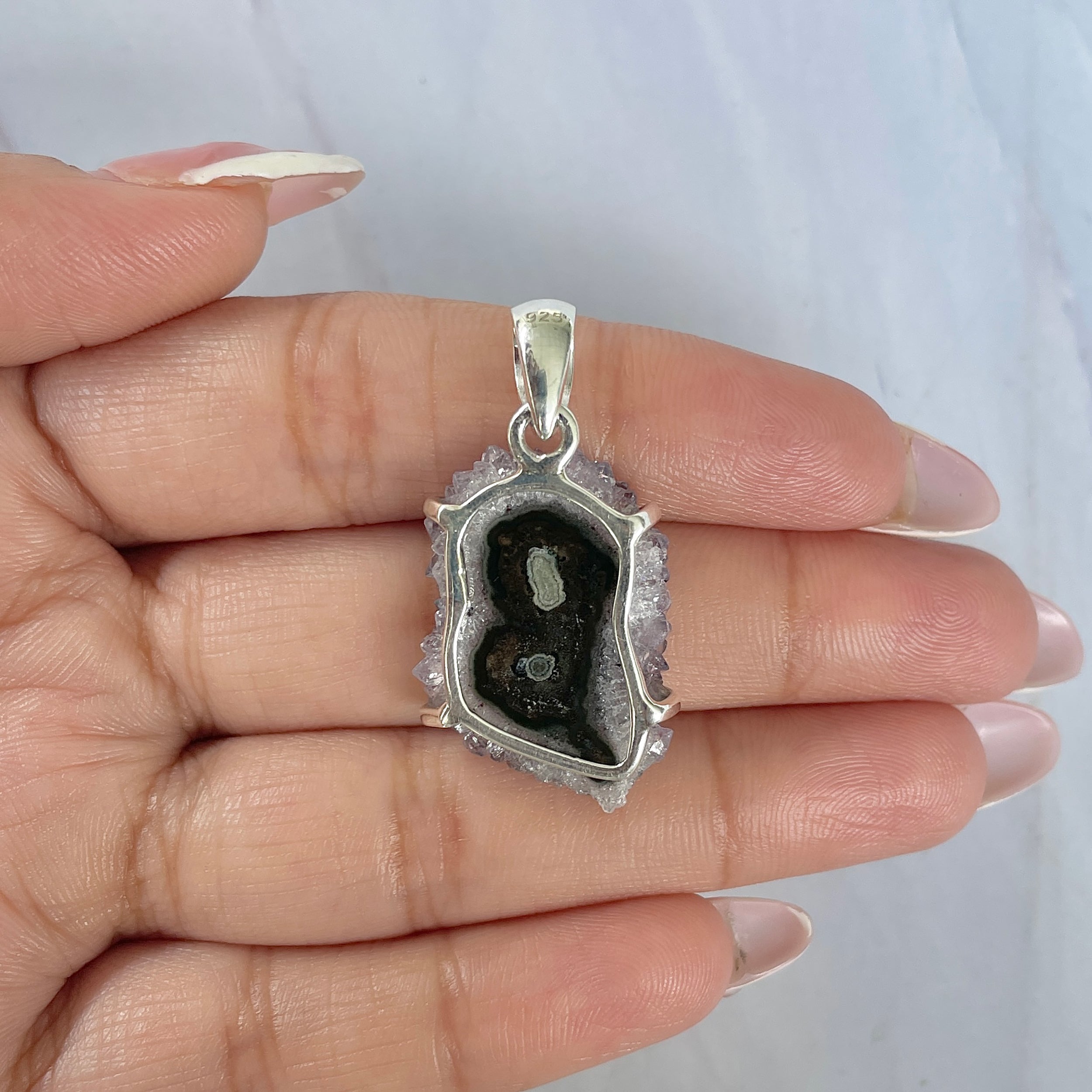 Amethyst Stalactite Pendant-(ASL-P-186.)