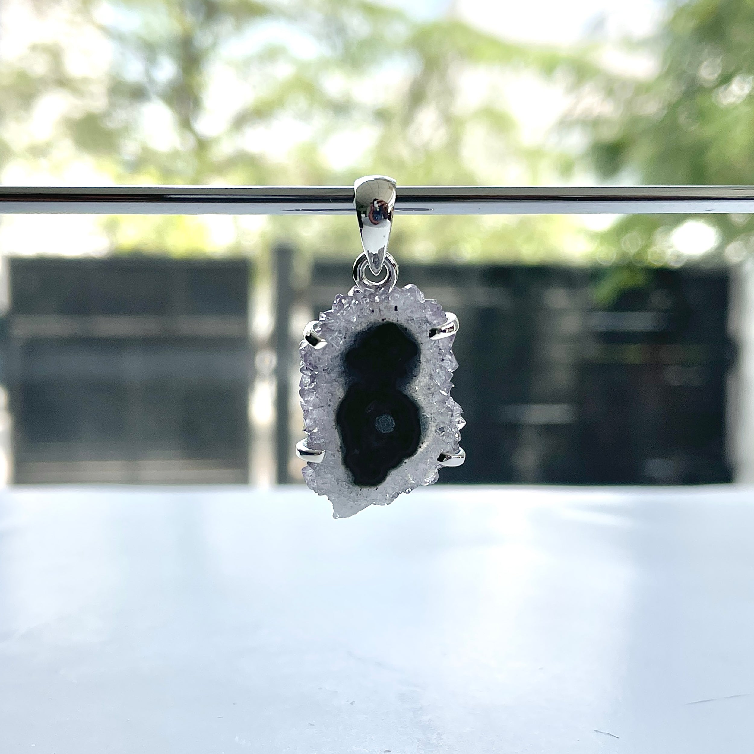 Amethyst Stalactite Pendant-(ASL-P-186.)
