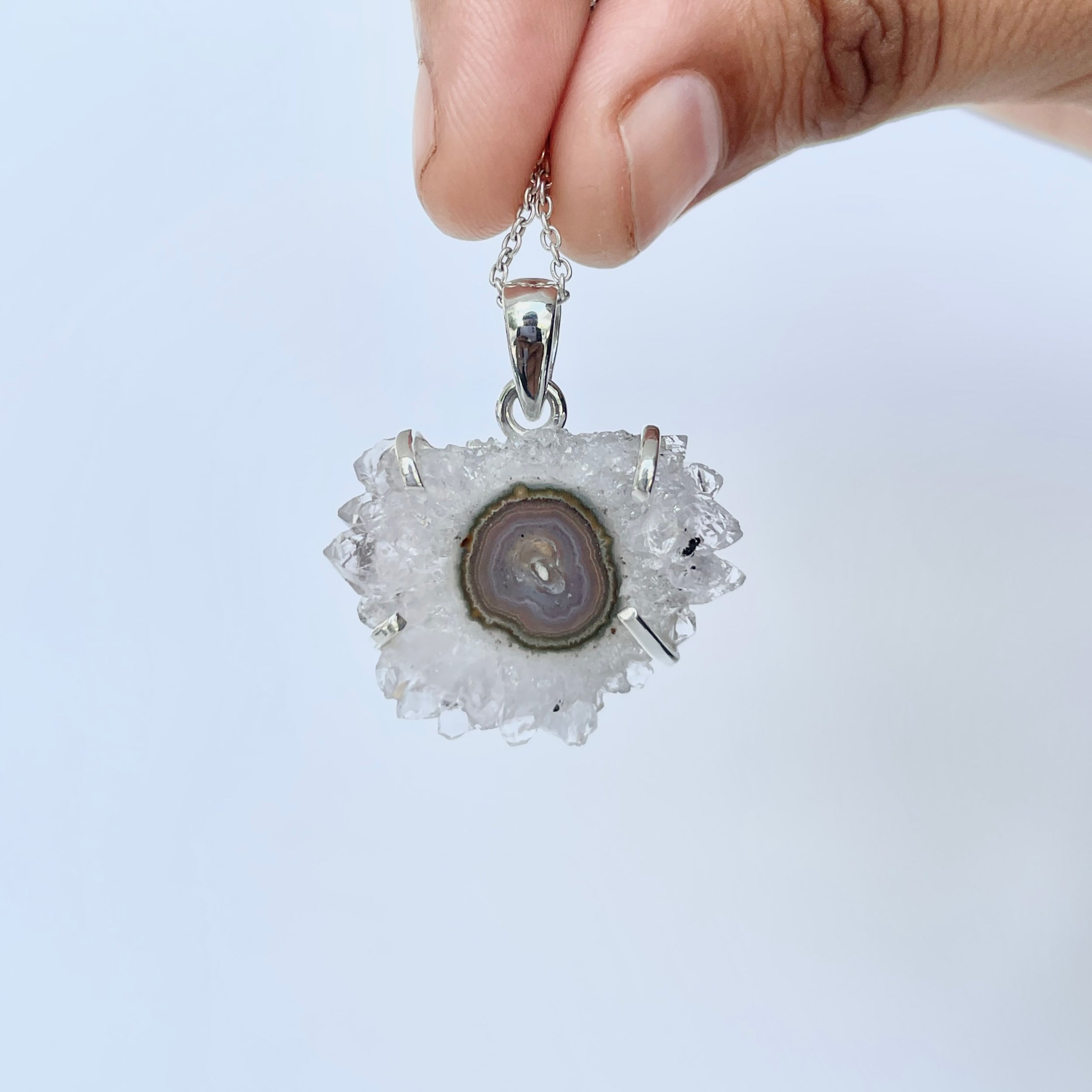 Amethyst Stalactite Pendant-(ASL-P-188.)