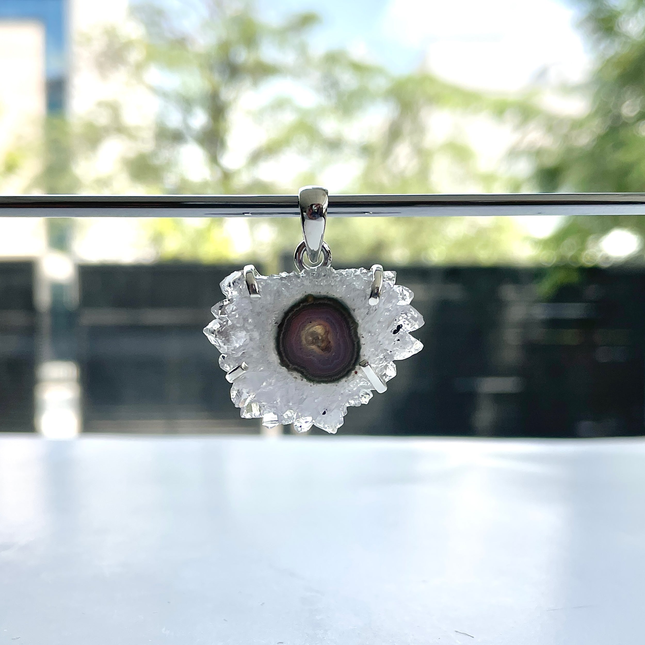 Amethyst Stalactite Pendant-(ASL-P-188.)