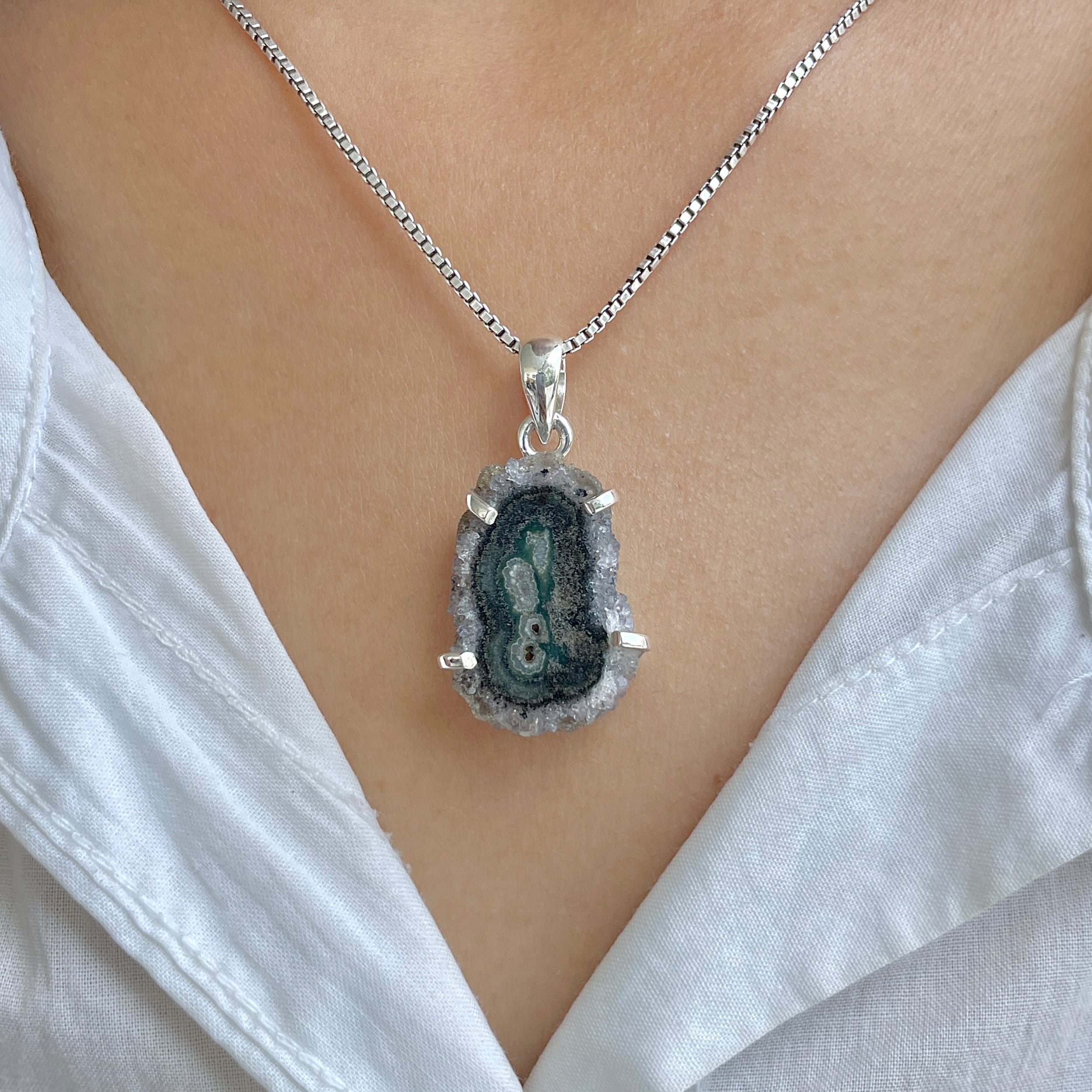 Amethyst Stalactite Pendant-(ASL-P-191.)