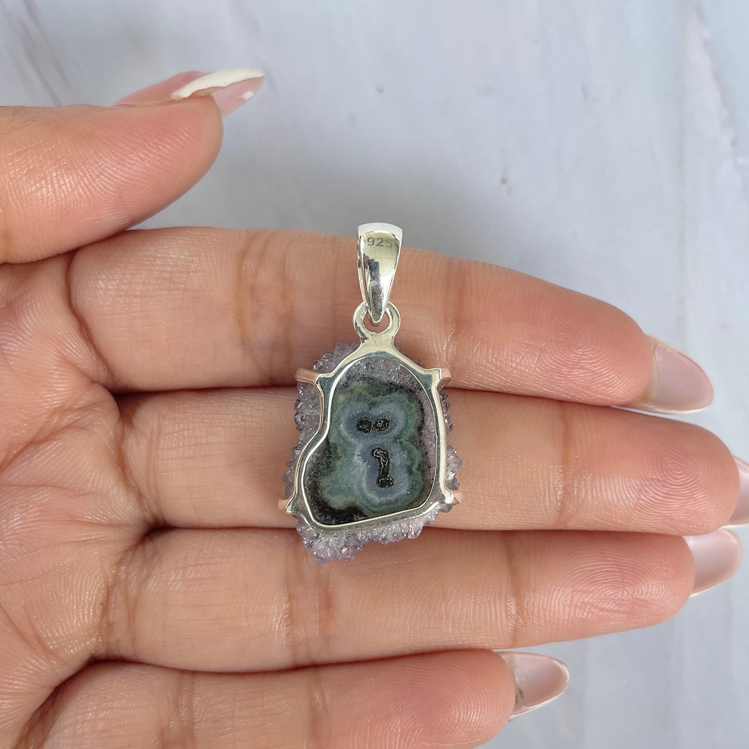 Amethyst Stalactite Pendant-(ASL-P-192.)