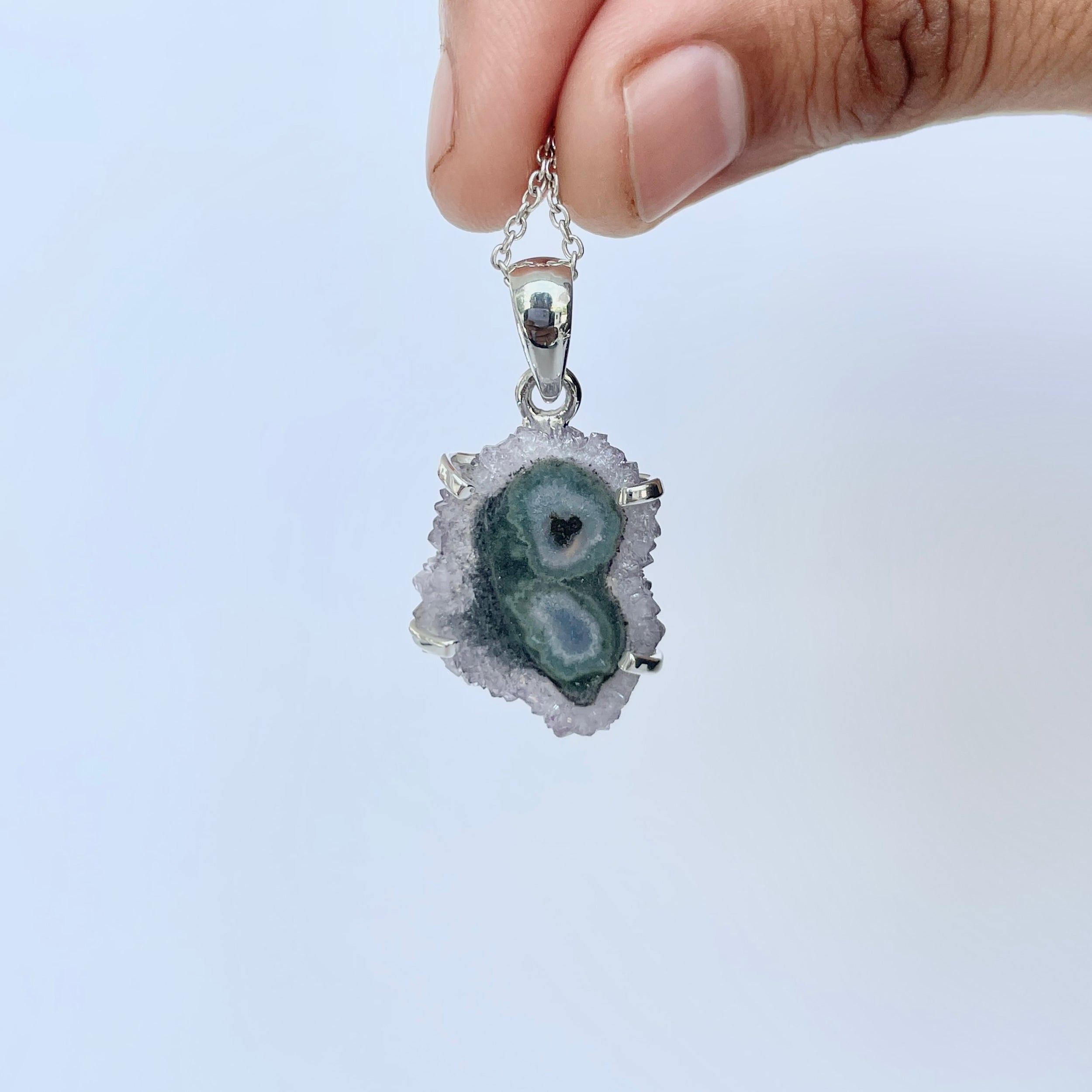 Amethyst Stalactite Pendant-(ASL-P-192.)