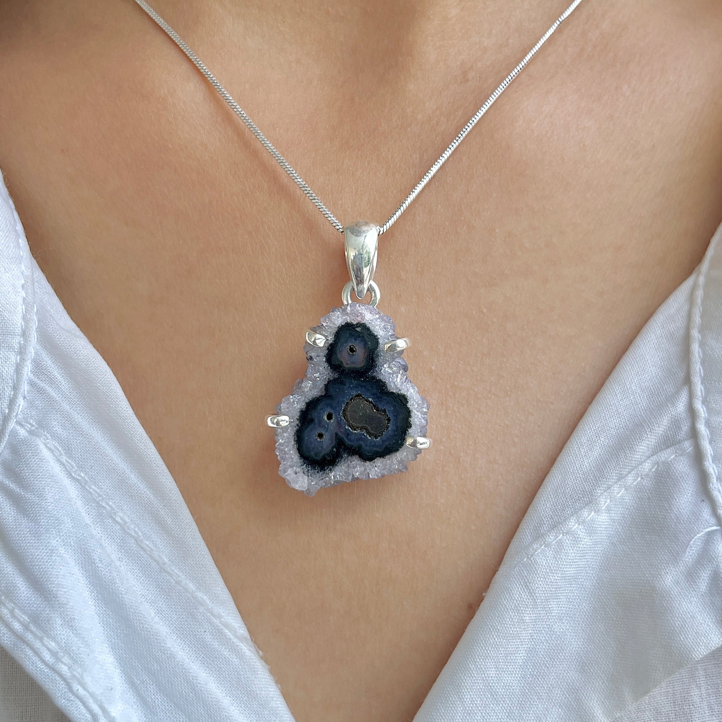 Amethyst Stalactite Pendant-(ASL-P-193.)