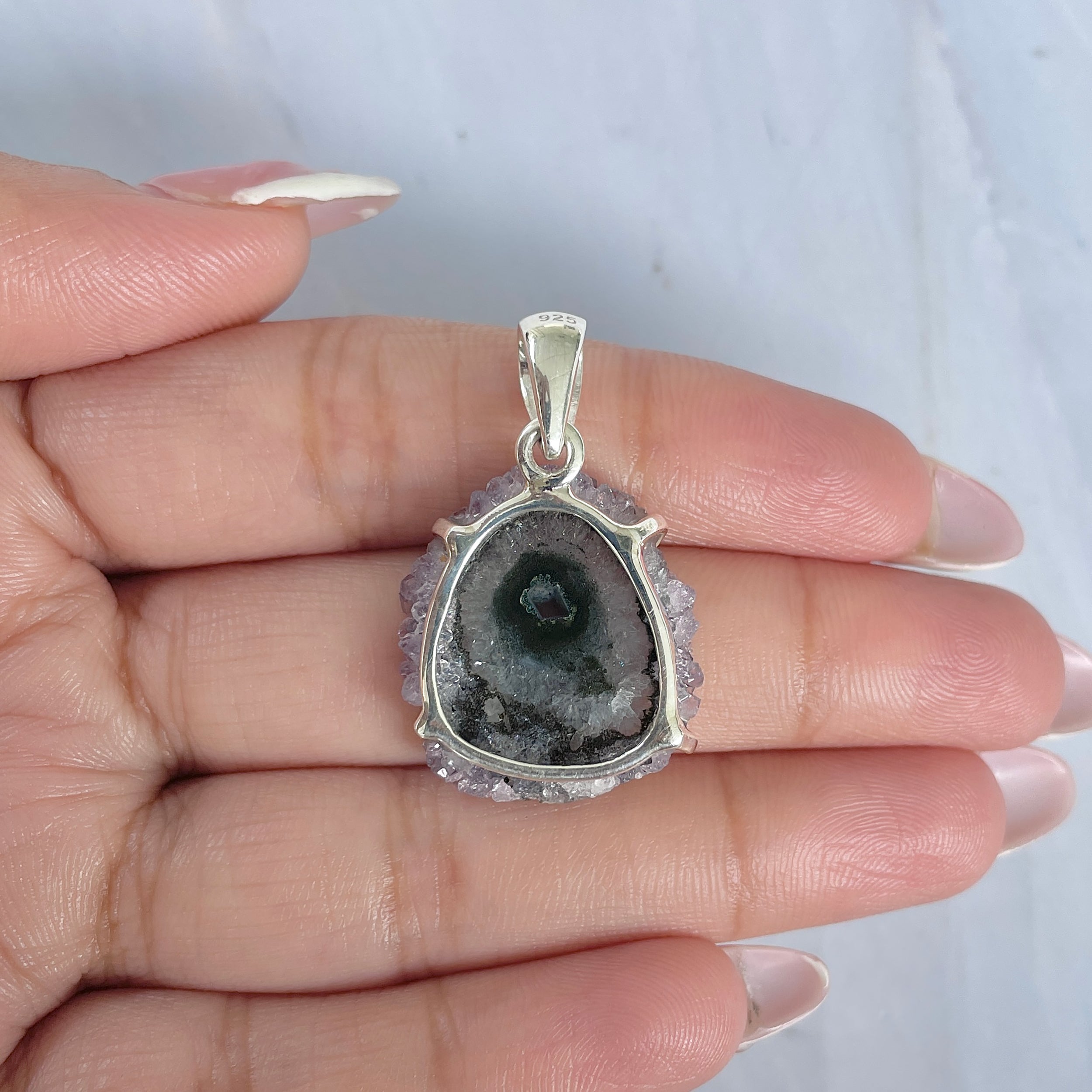 Amethyst Stalactite Pendant-(ASL-P-195.)