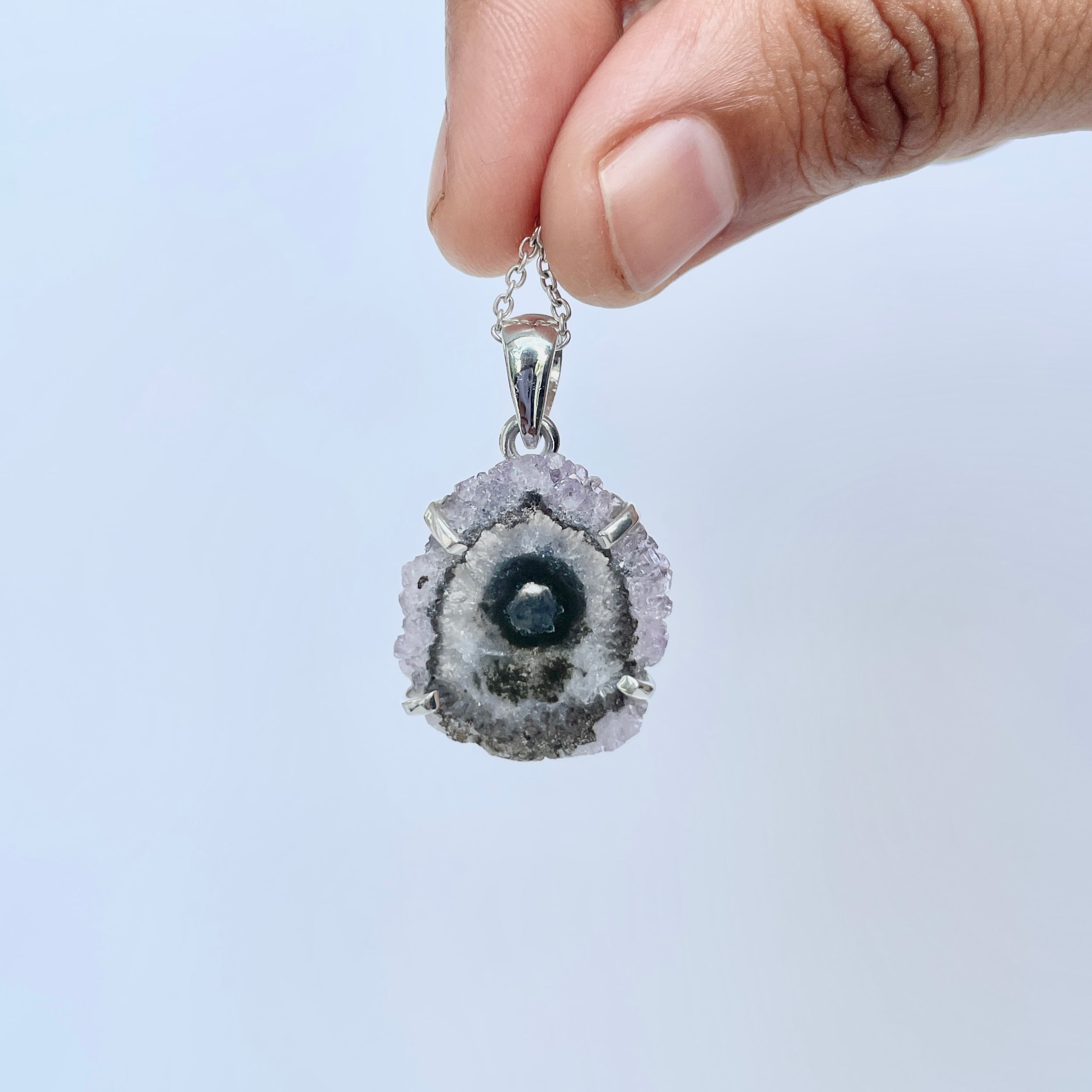 Amethyst Stalactite Pendant-(ASL-P-195.)