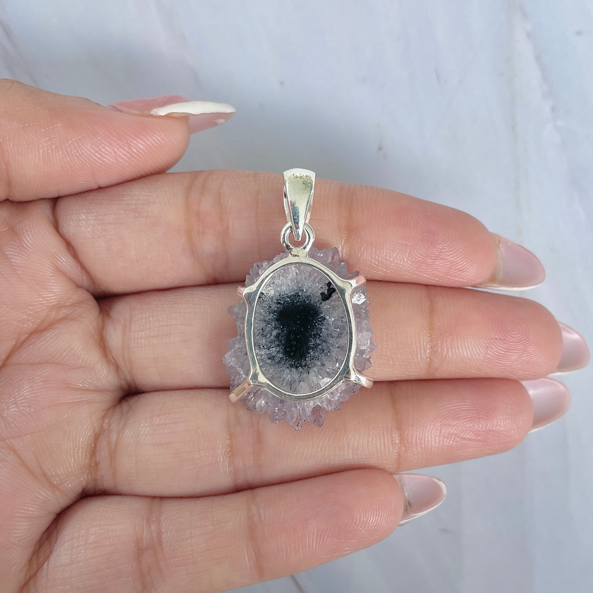 Amethyst Stalactite Pendant-(ASL-P-196.)