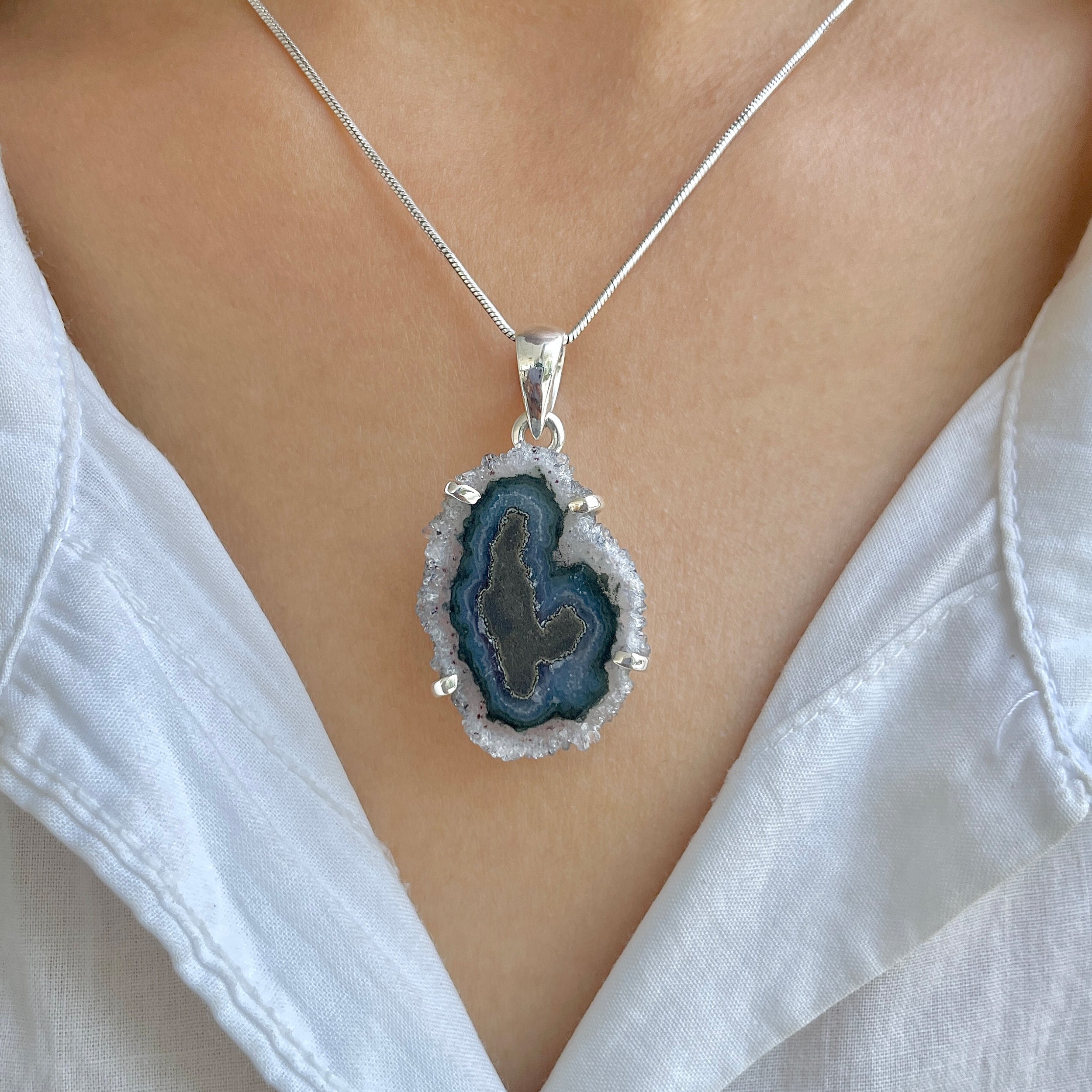 Amethyst Stalactite Pendant-(ASL-P-197.)