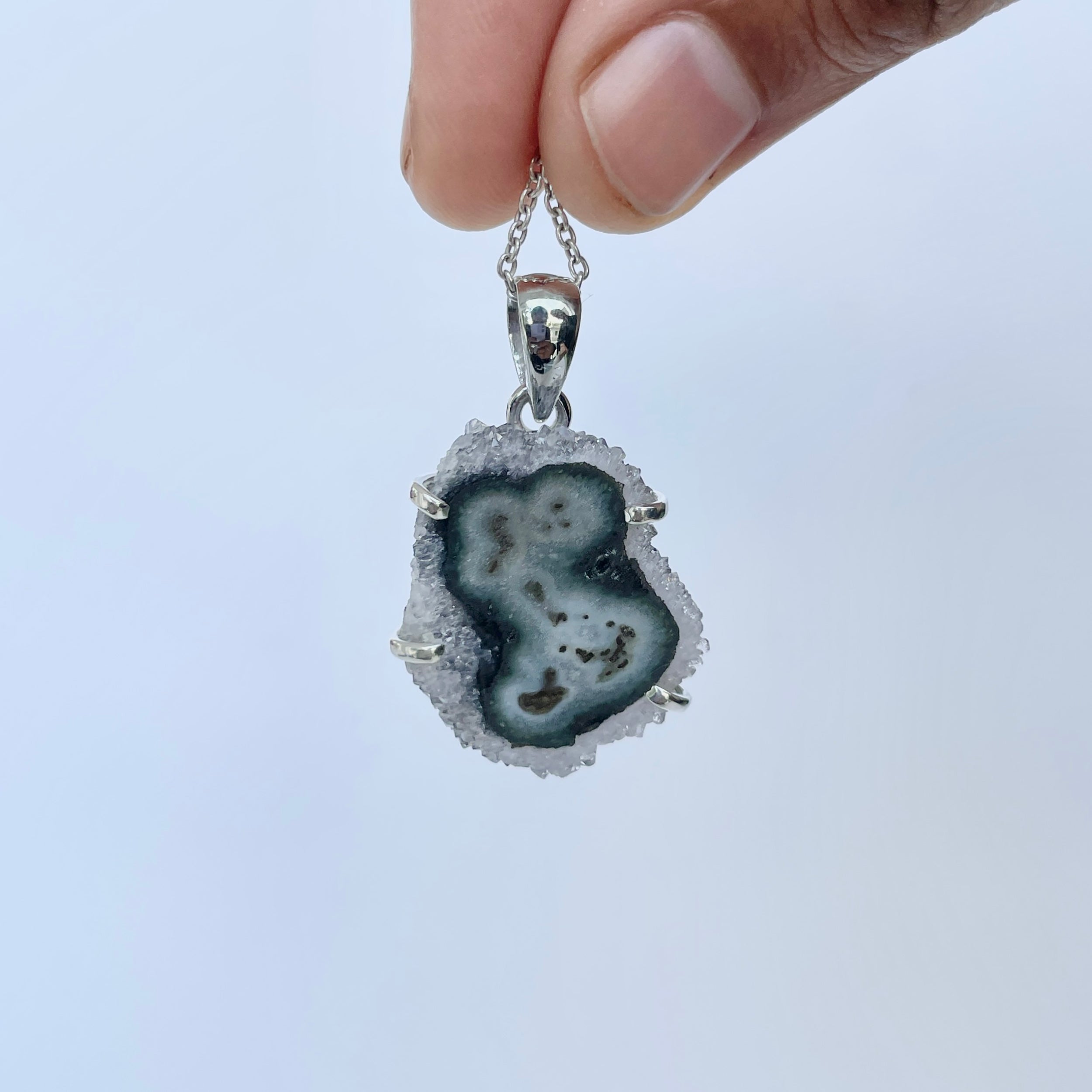 Amethyst Stalactite Pendant-(ASL-P-199.)