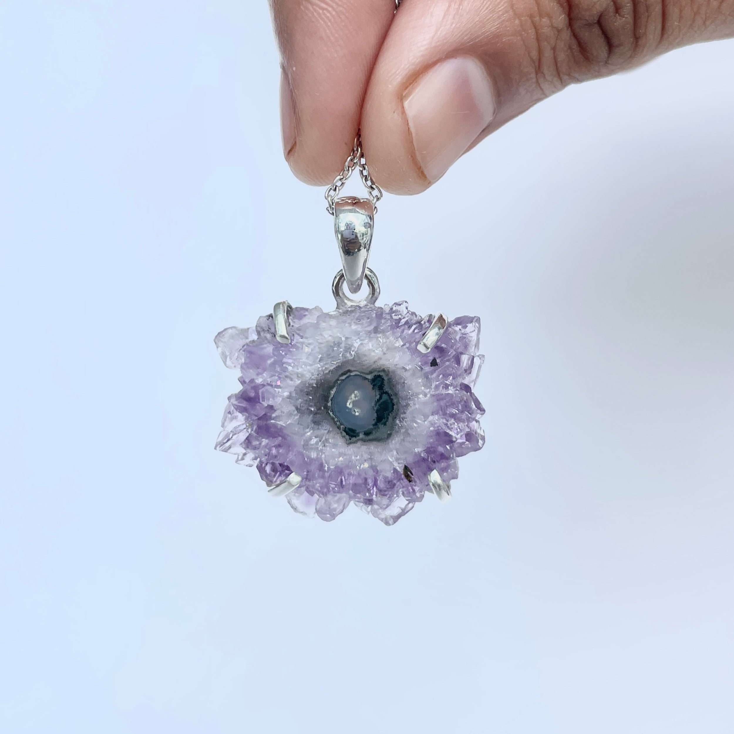 Amethyst Stalactite Pendant-(ASL-P-2.)