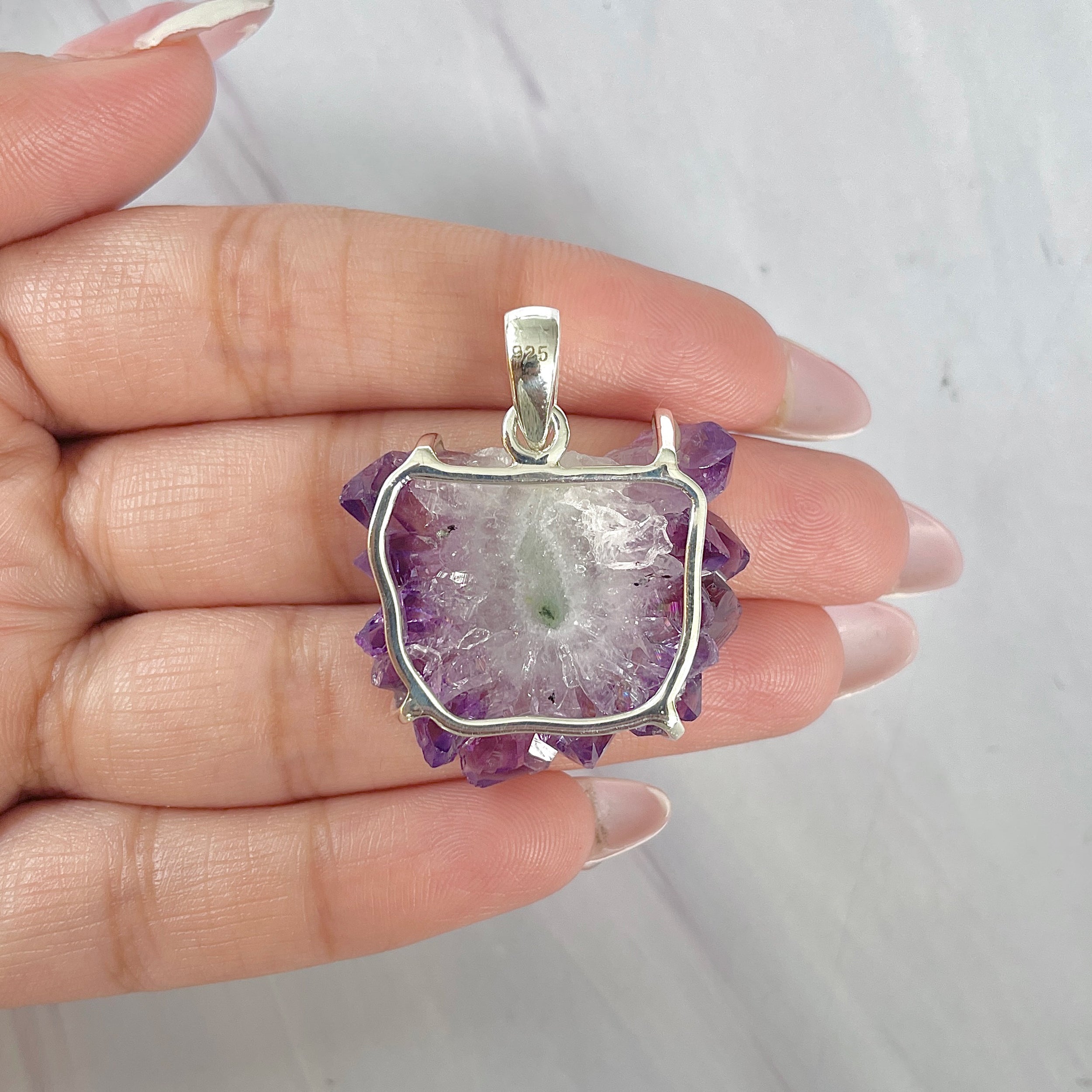 Amethyst Stalactite Pendant-(ASL-P-20.)