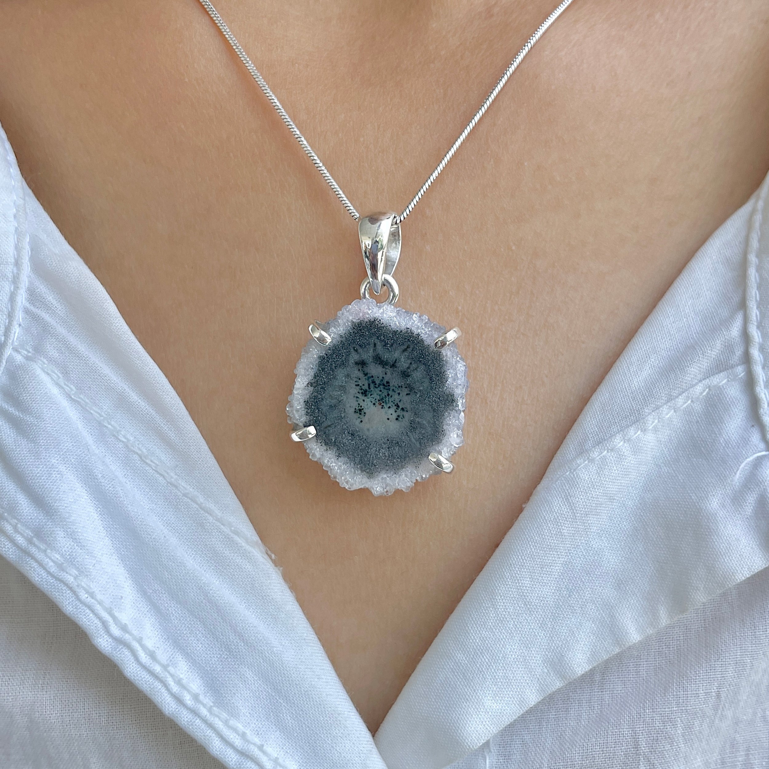 Amethyst Stalactite Pendant-(ASL-P-200.)