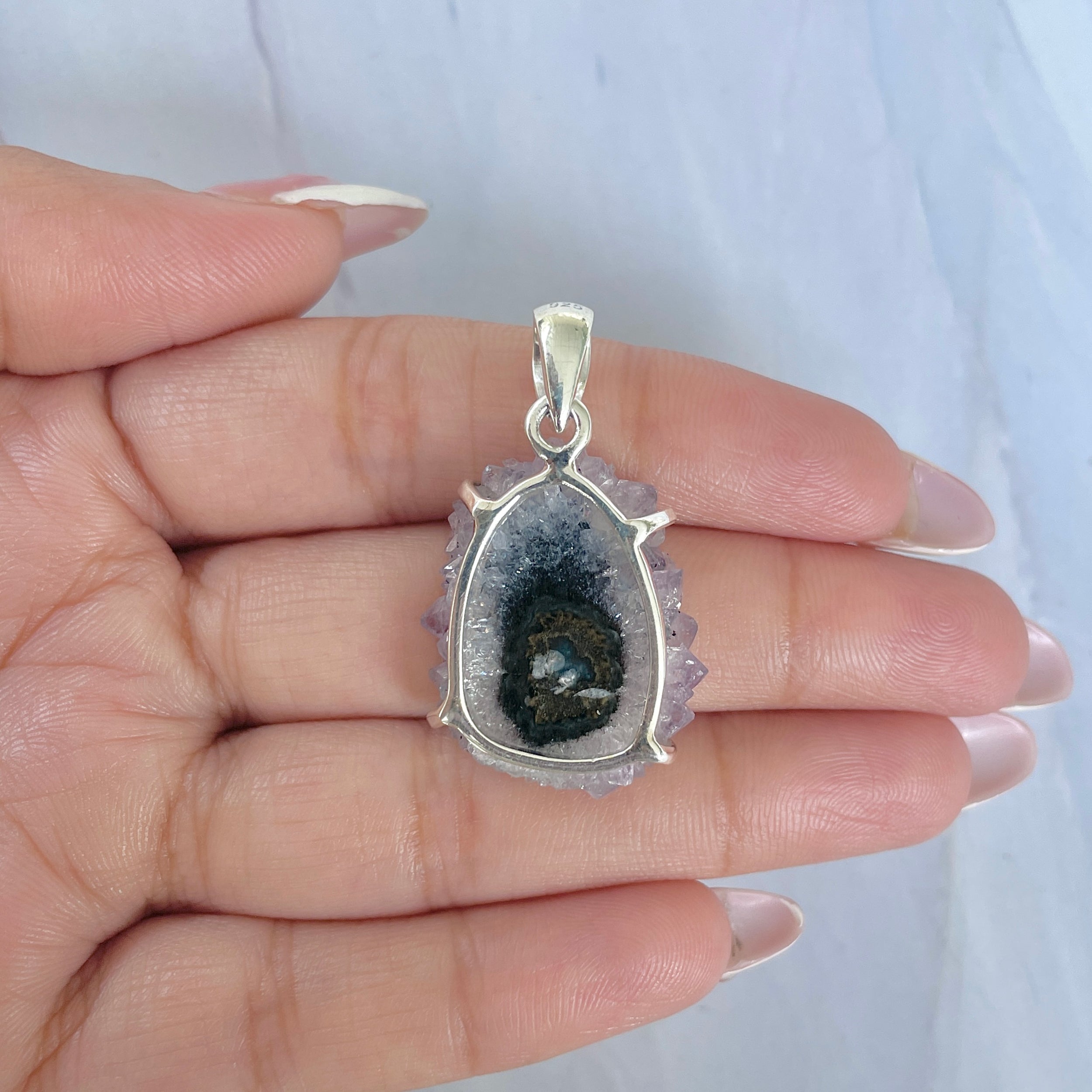 Amethyst Stalactite Pendant-(ASL-P-202.)