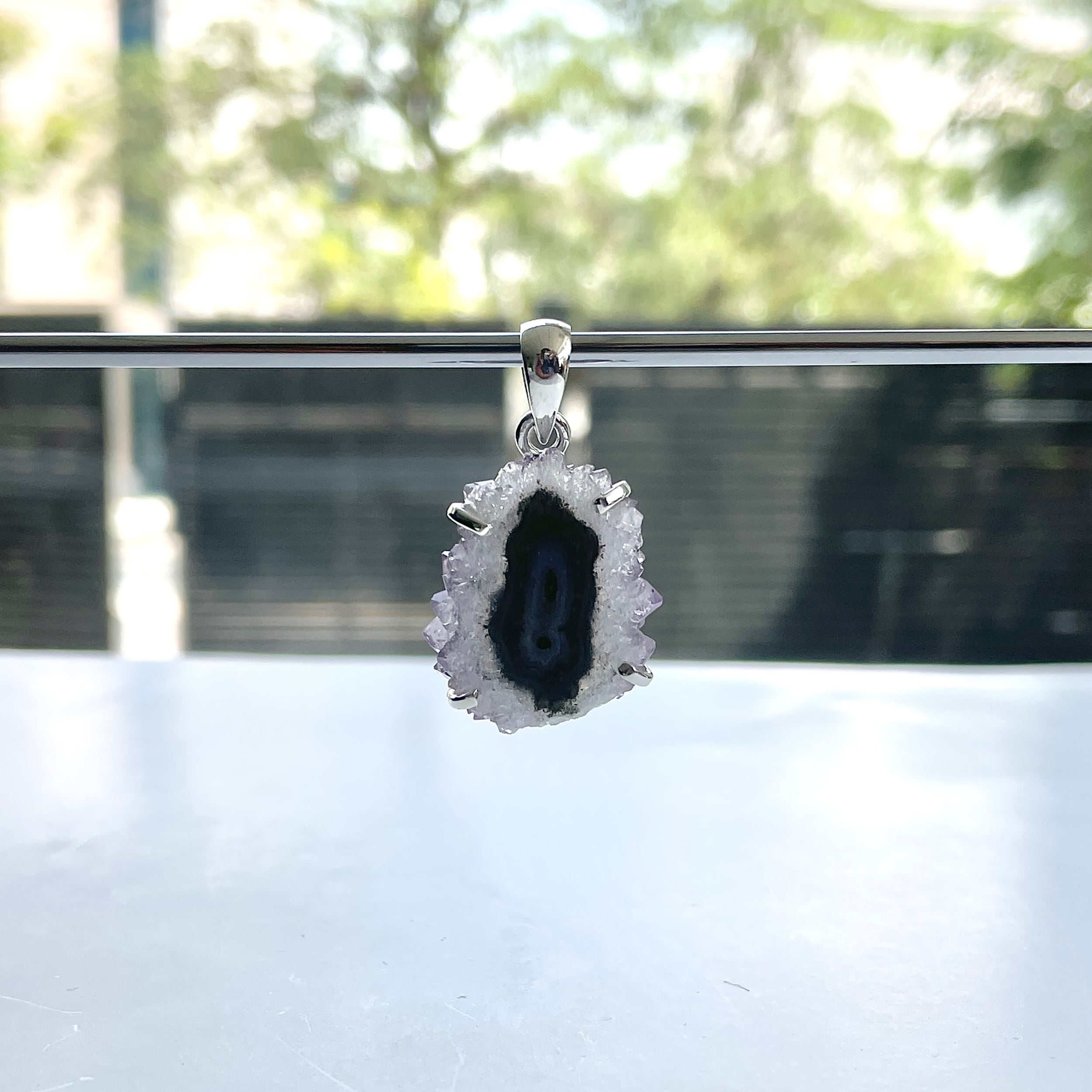 Amethyst Stalactite Pendant-(ASL-P-202.)