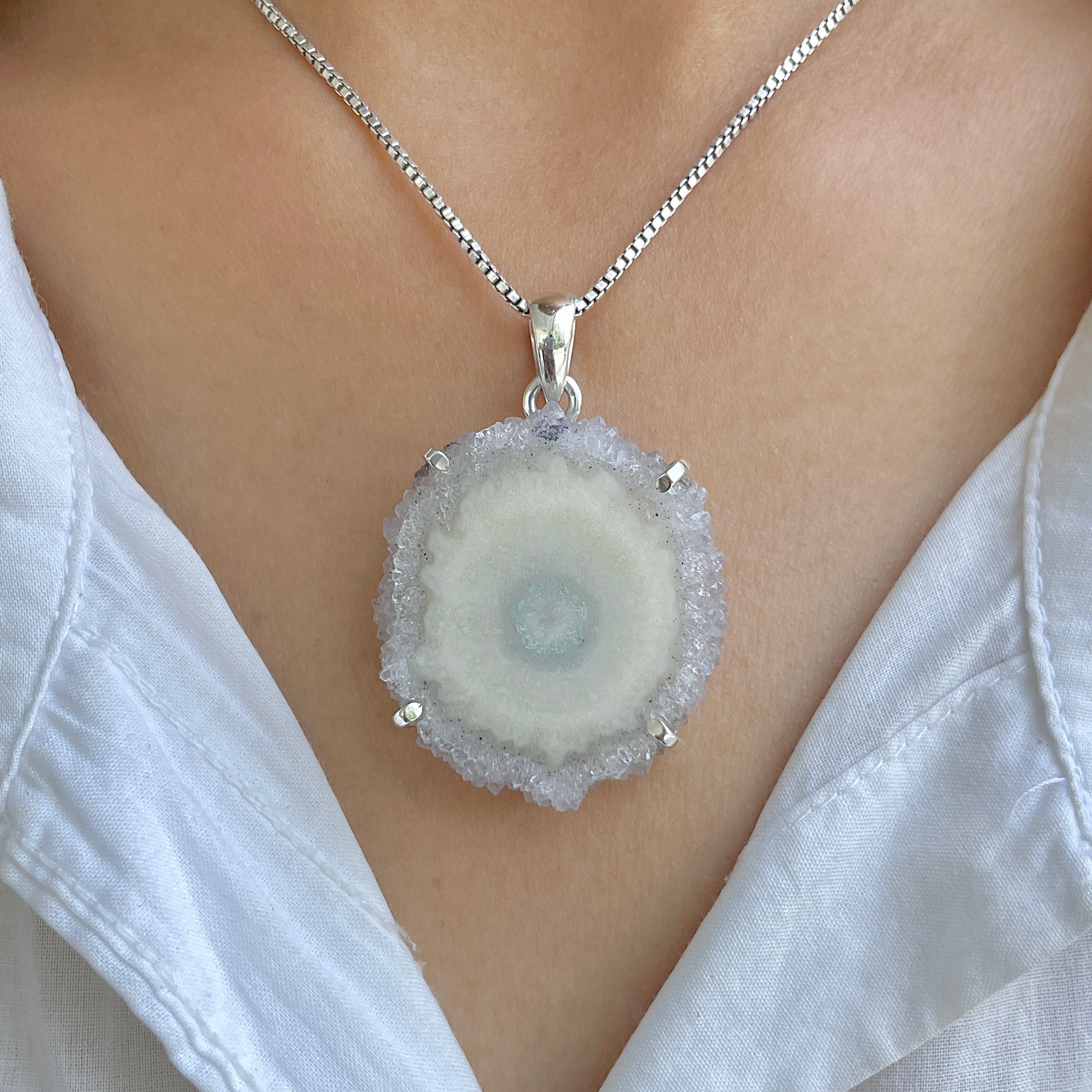 Amethyst Stalactite Pendant-(ASL-P-205.)