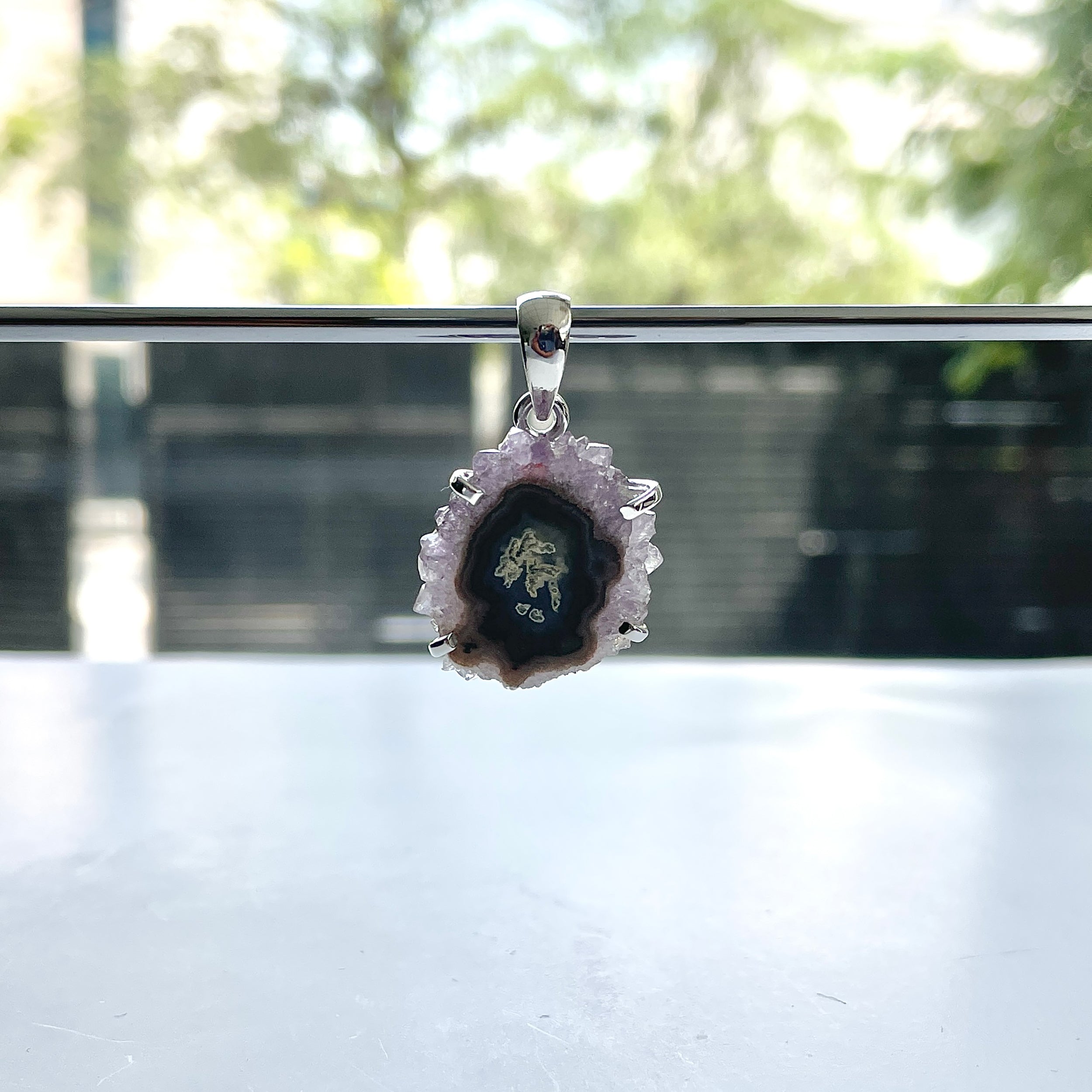 Amethyst Stalactite Pendant-(ASL-P-209.)