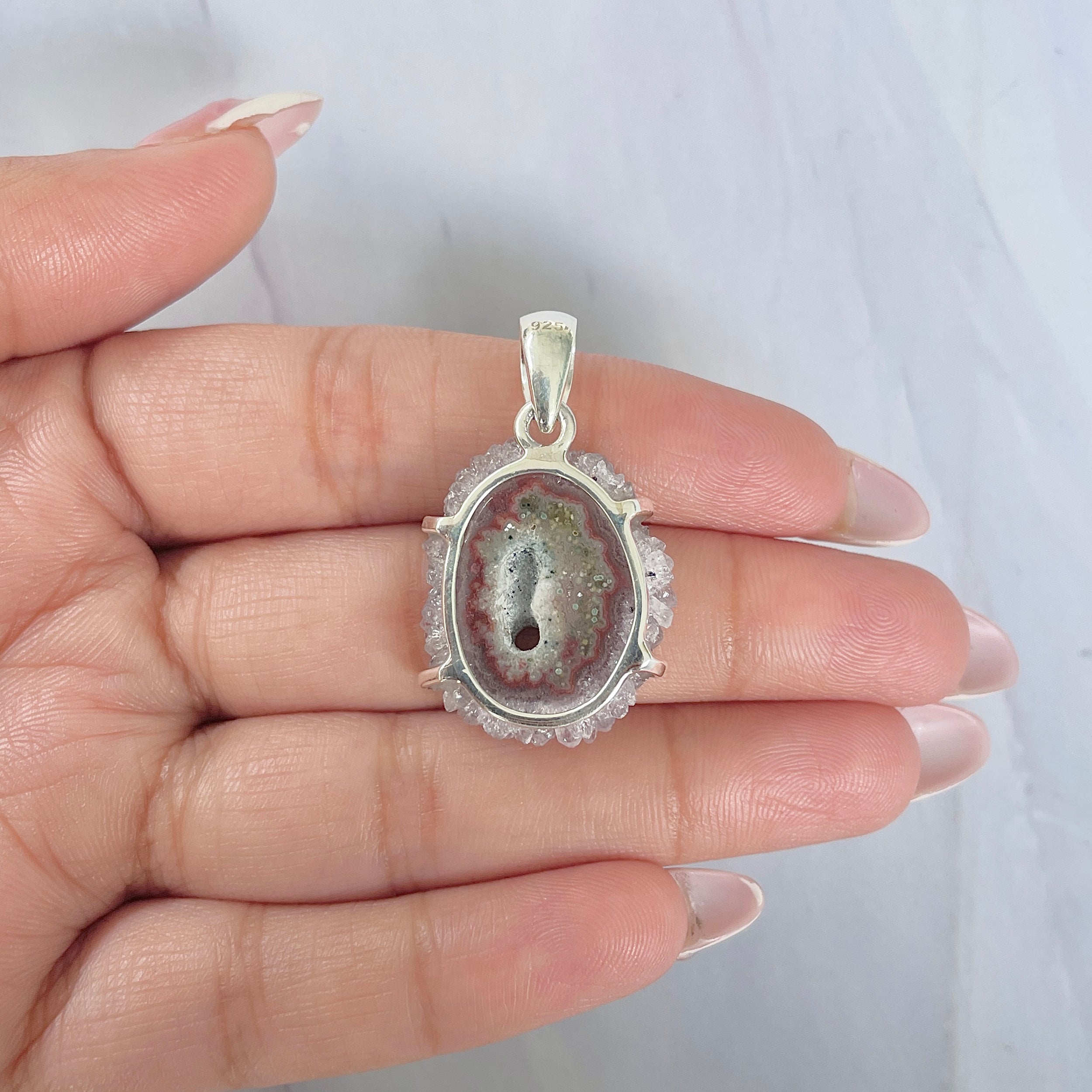 Amethyst Stalactite Pendant-(ASL-P-210.)