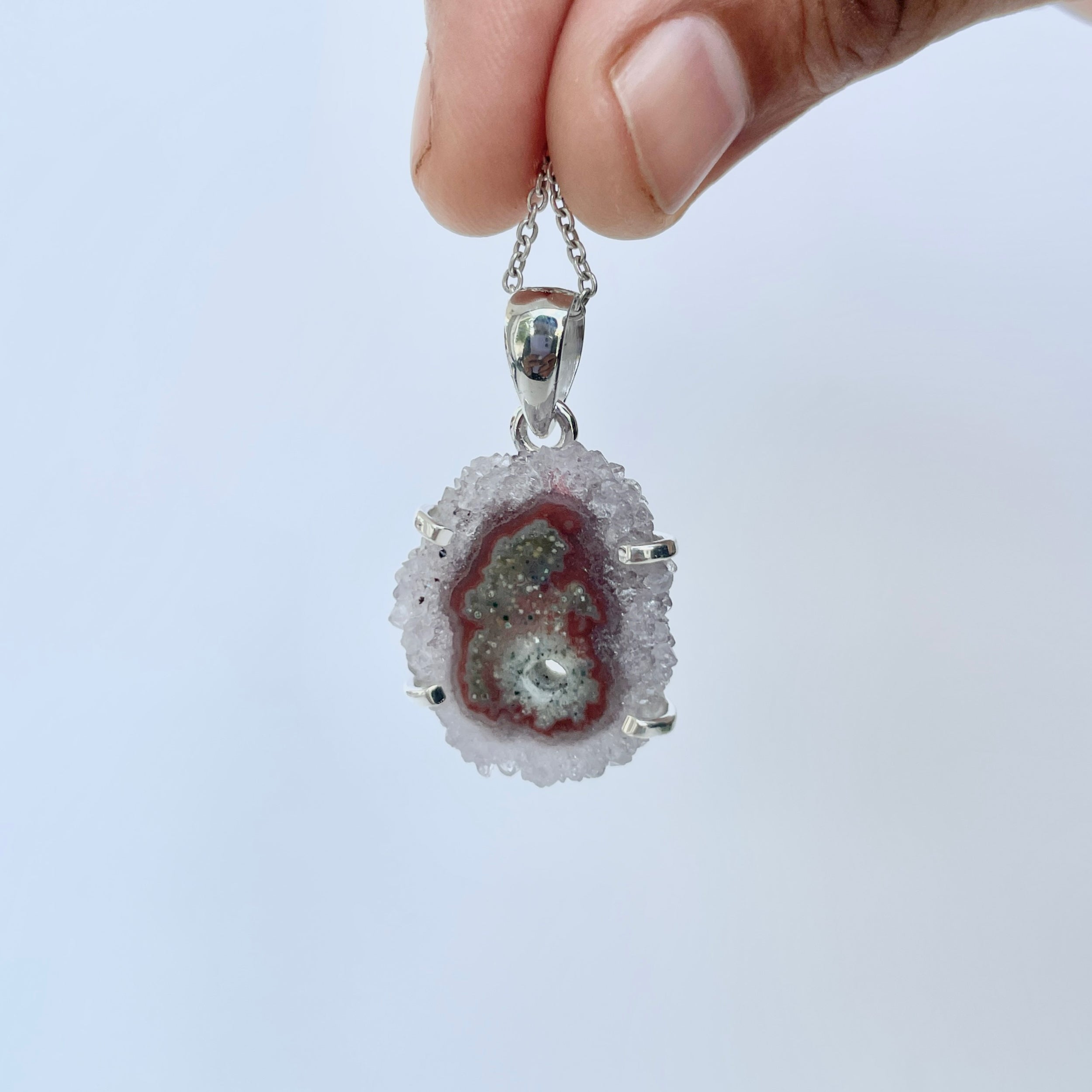 Amethyst Stalactite Pendant-(ASL-P-210.)