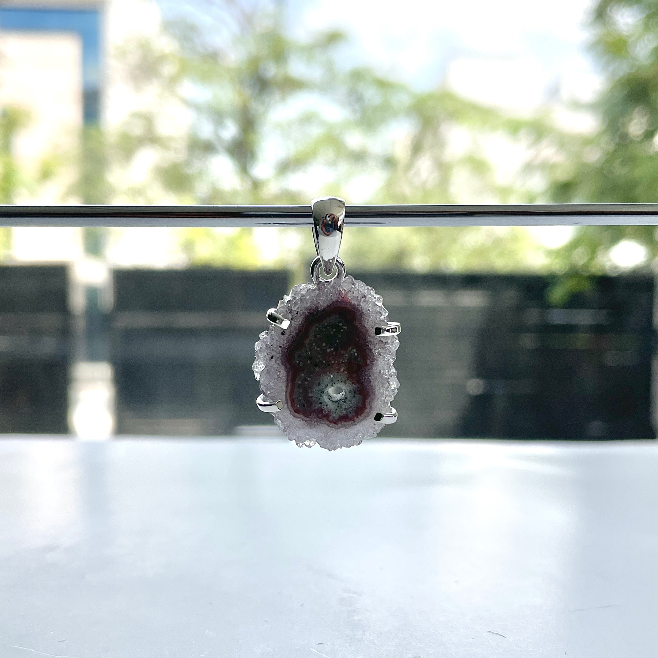 Amethyst Stalactite Pendant-(ASL-P-210.)