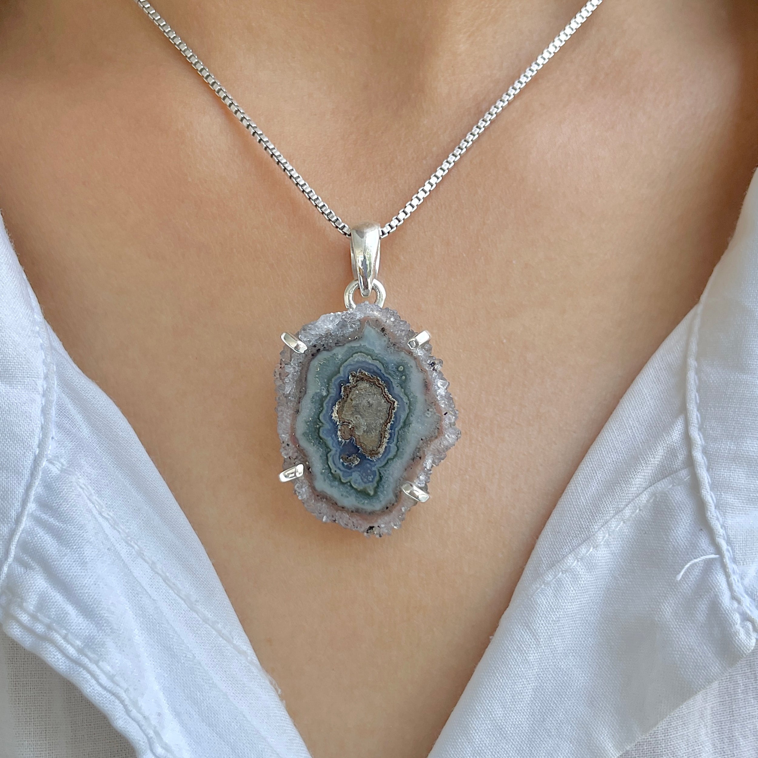 Amethyst Stalactite Pendant-(ASL-P-212.)