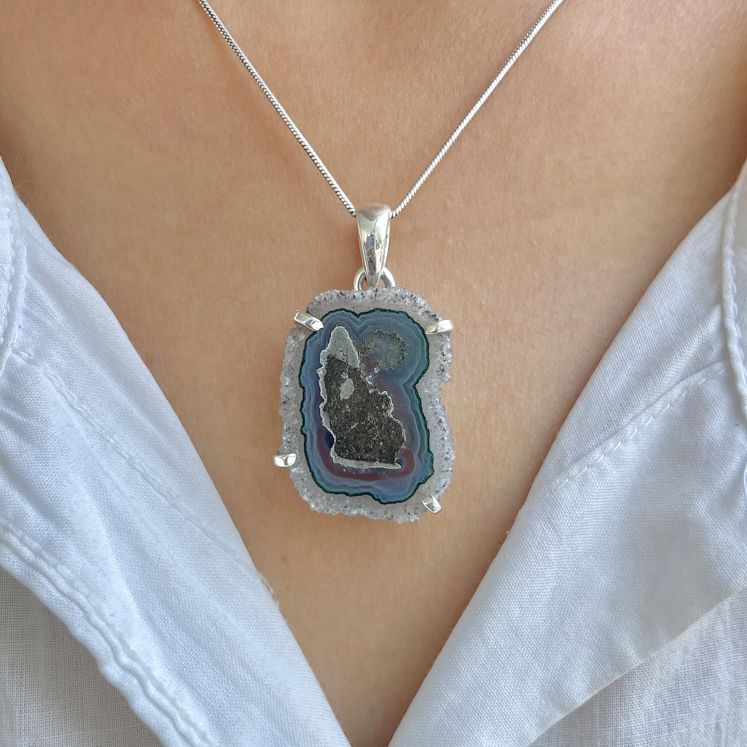 Amethyst Stalactite Pendant-(ASL-P-213.)