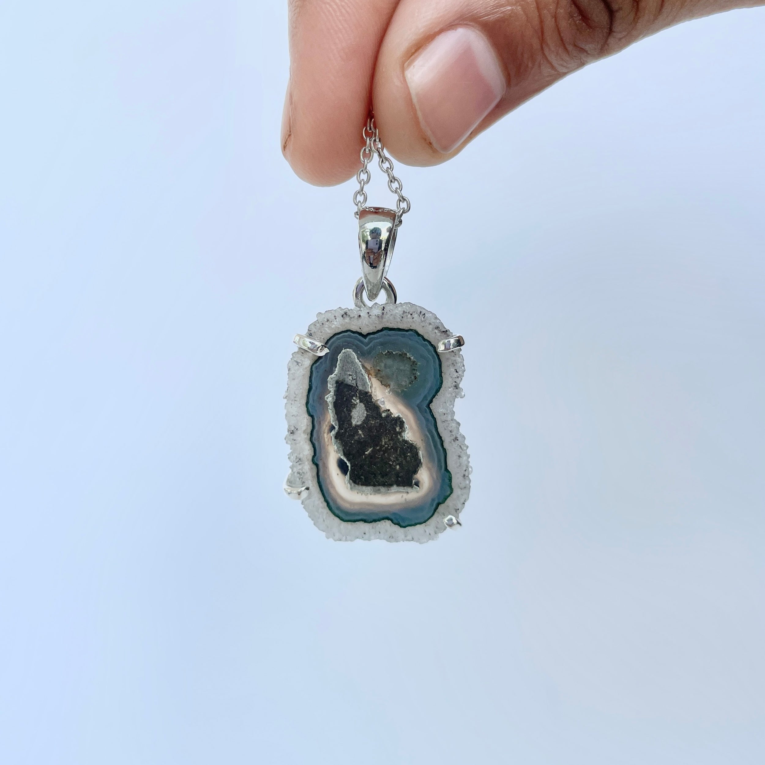 Amethyst Stalactite Pendant-(ASL-P-213.)