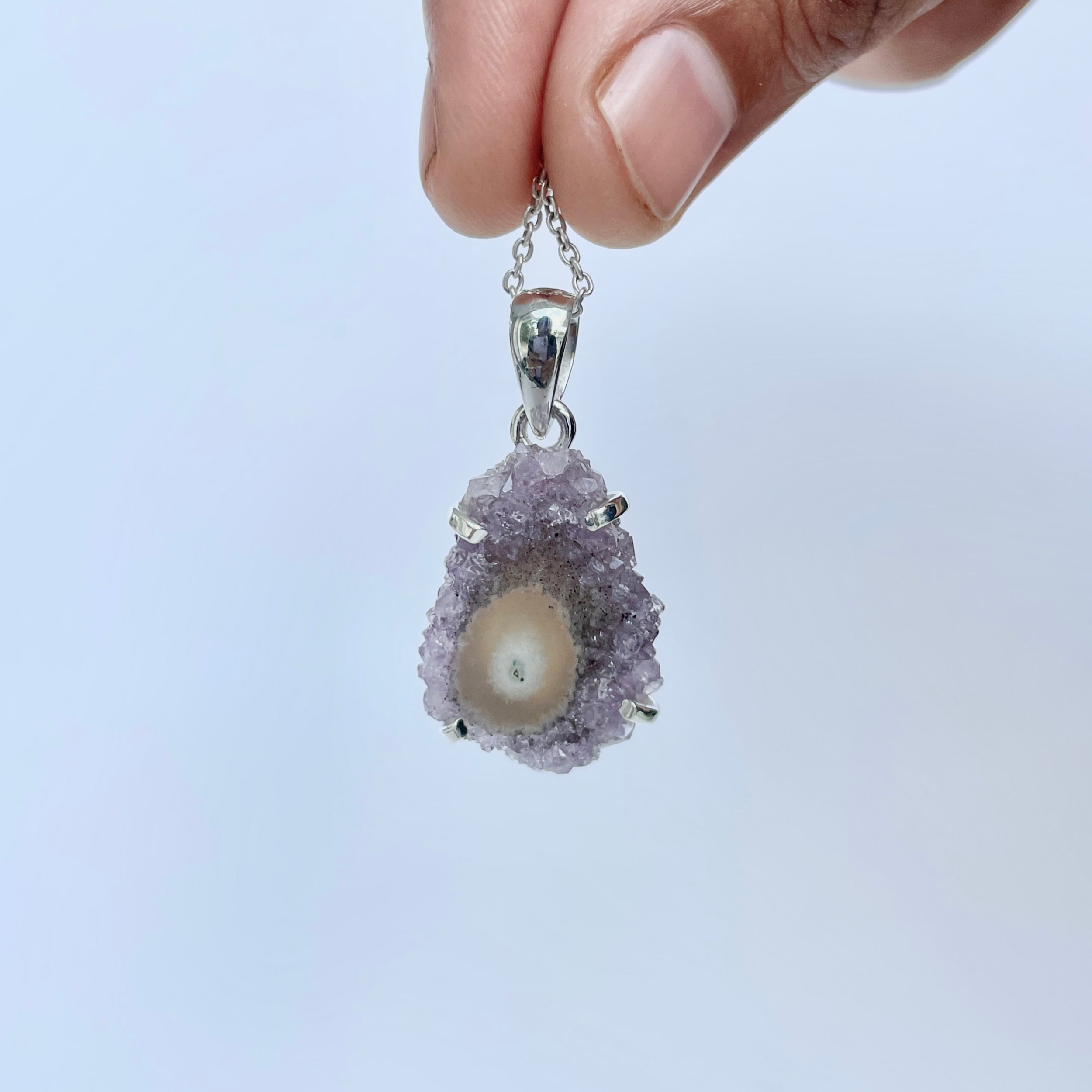 Amethyst Stalactite Pendant-(ASL-P-214.)