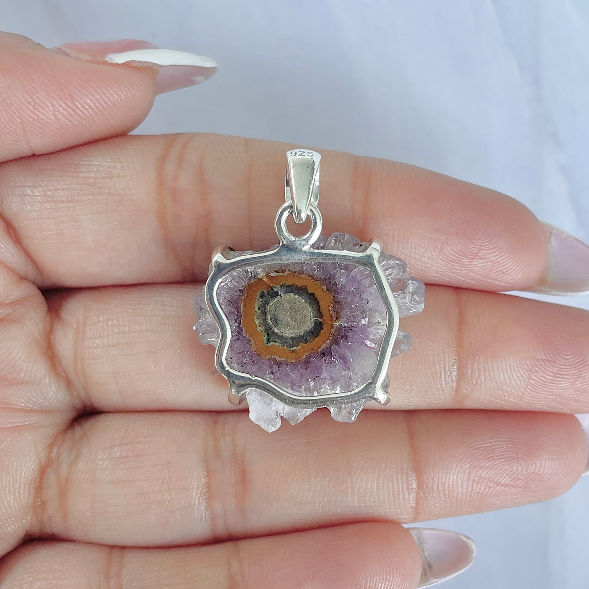 Amethyst Stalactite Pendant-(ASL-P-216.)