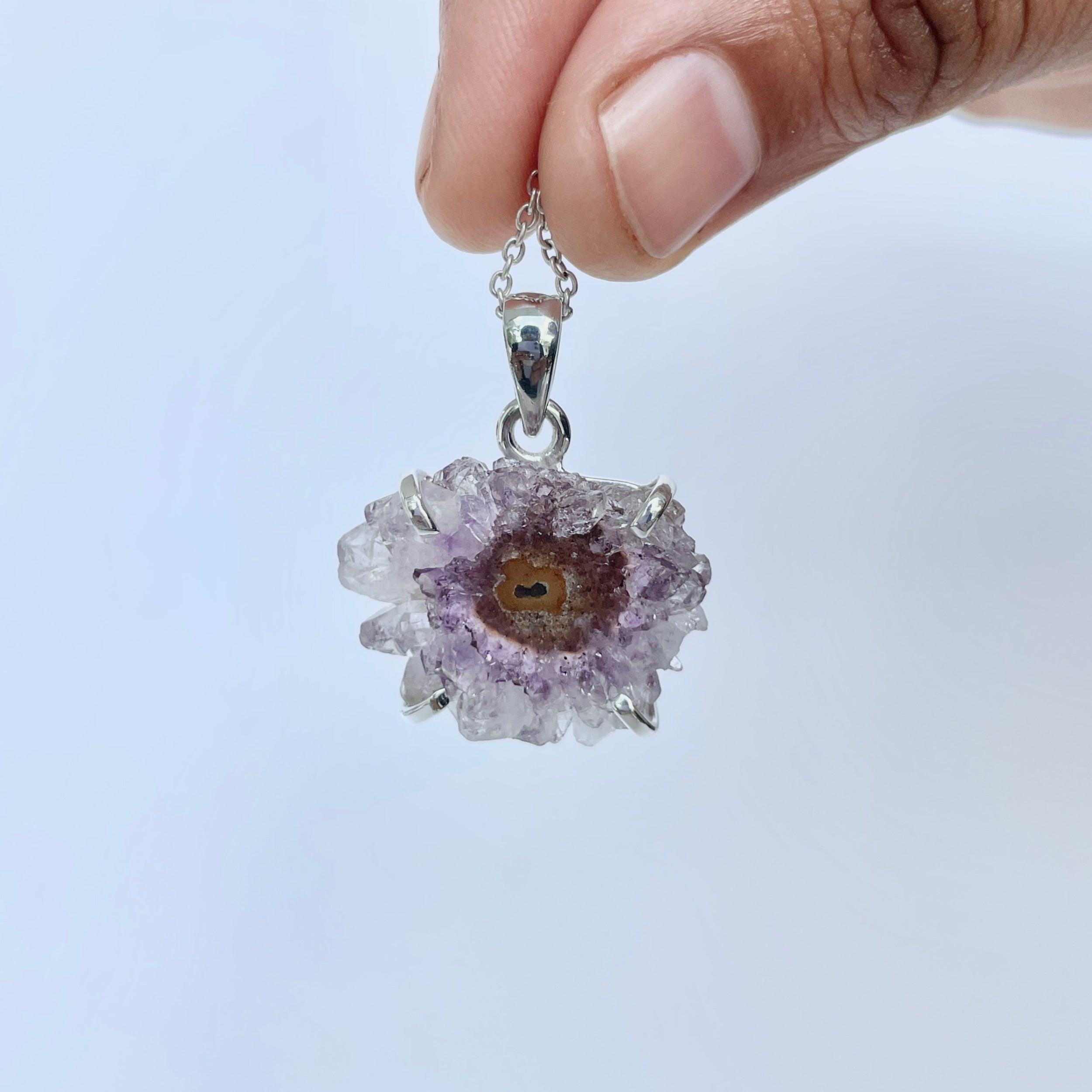 Amethyst Stalactite Pendant-(ASL-P-216.)