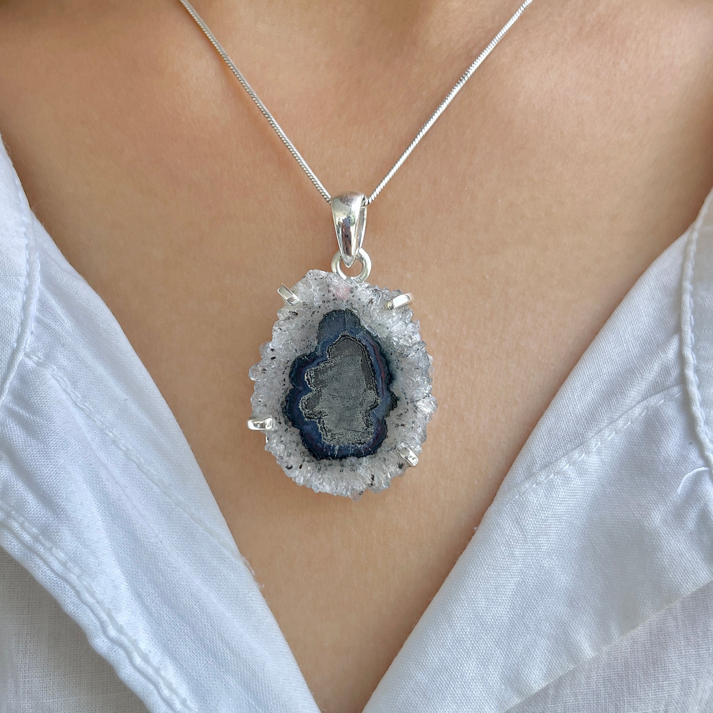 Amethyst Stalactite Pendant-(ASL-P-219.)