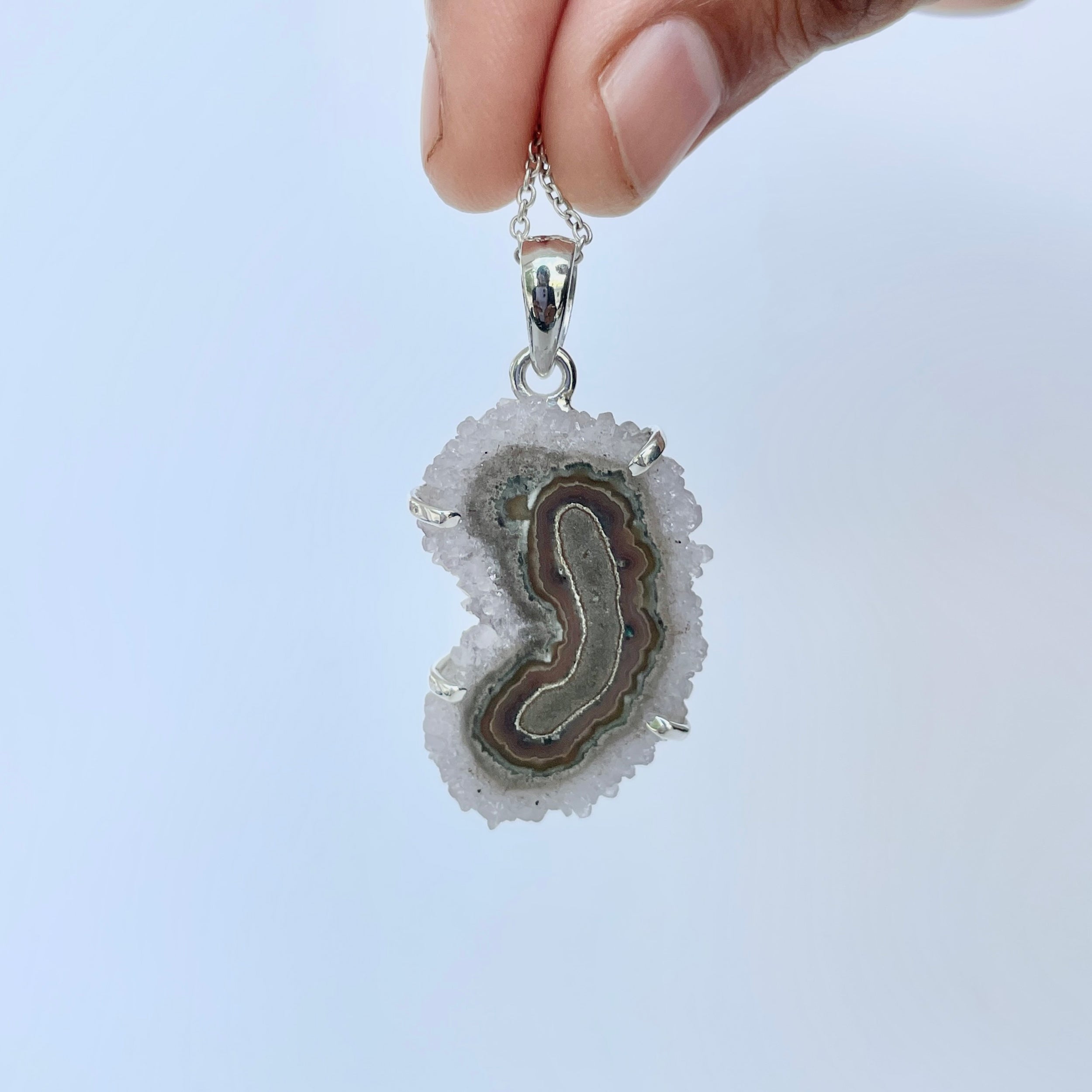 Amethyst Stalactite Pendant-(ASL-P-220.)