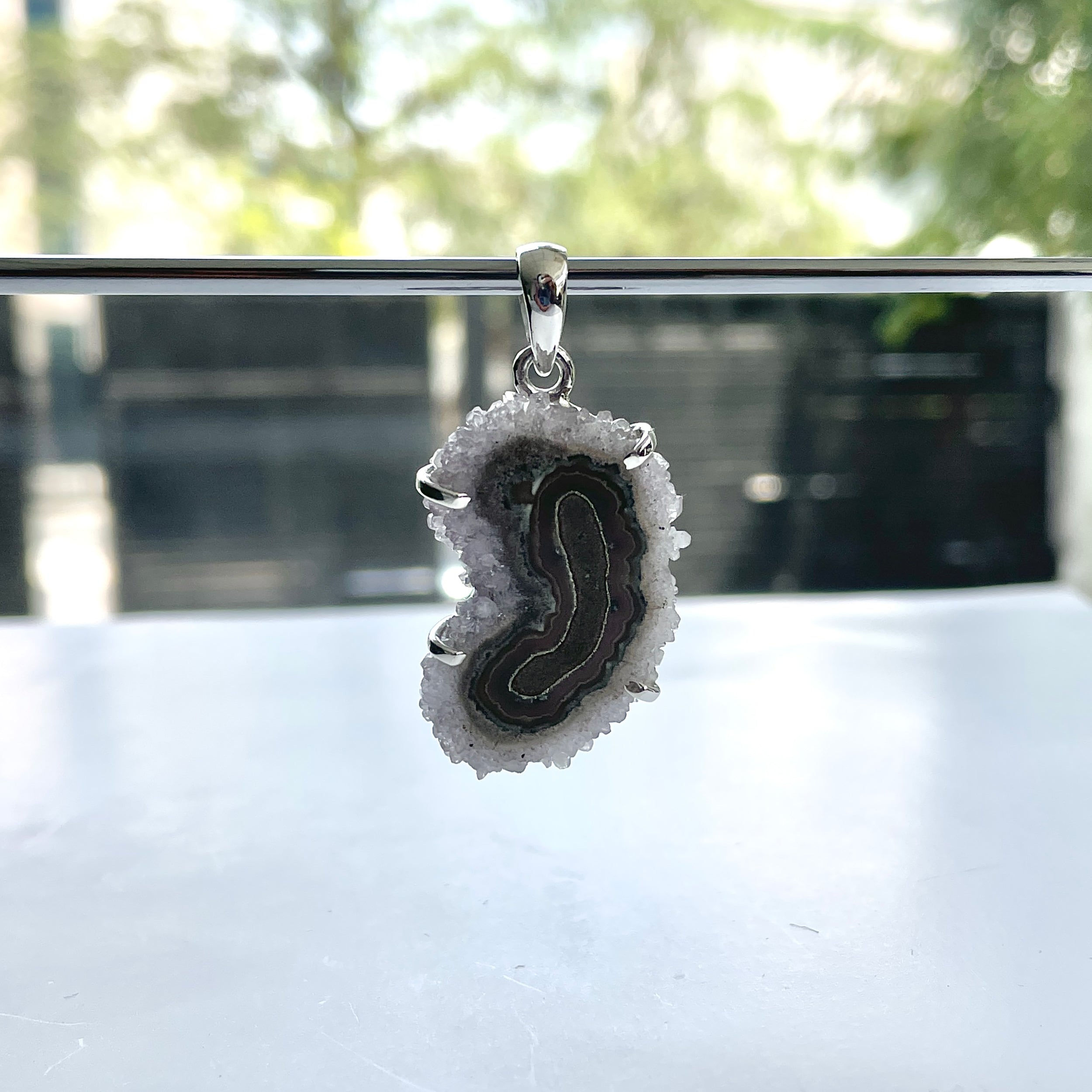 Amethyst Stalactite Pendant-(ASL-P-220.)