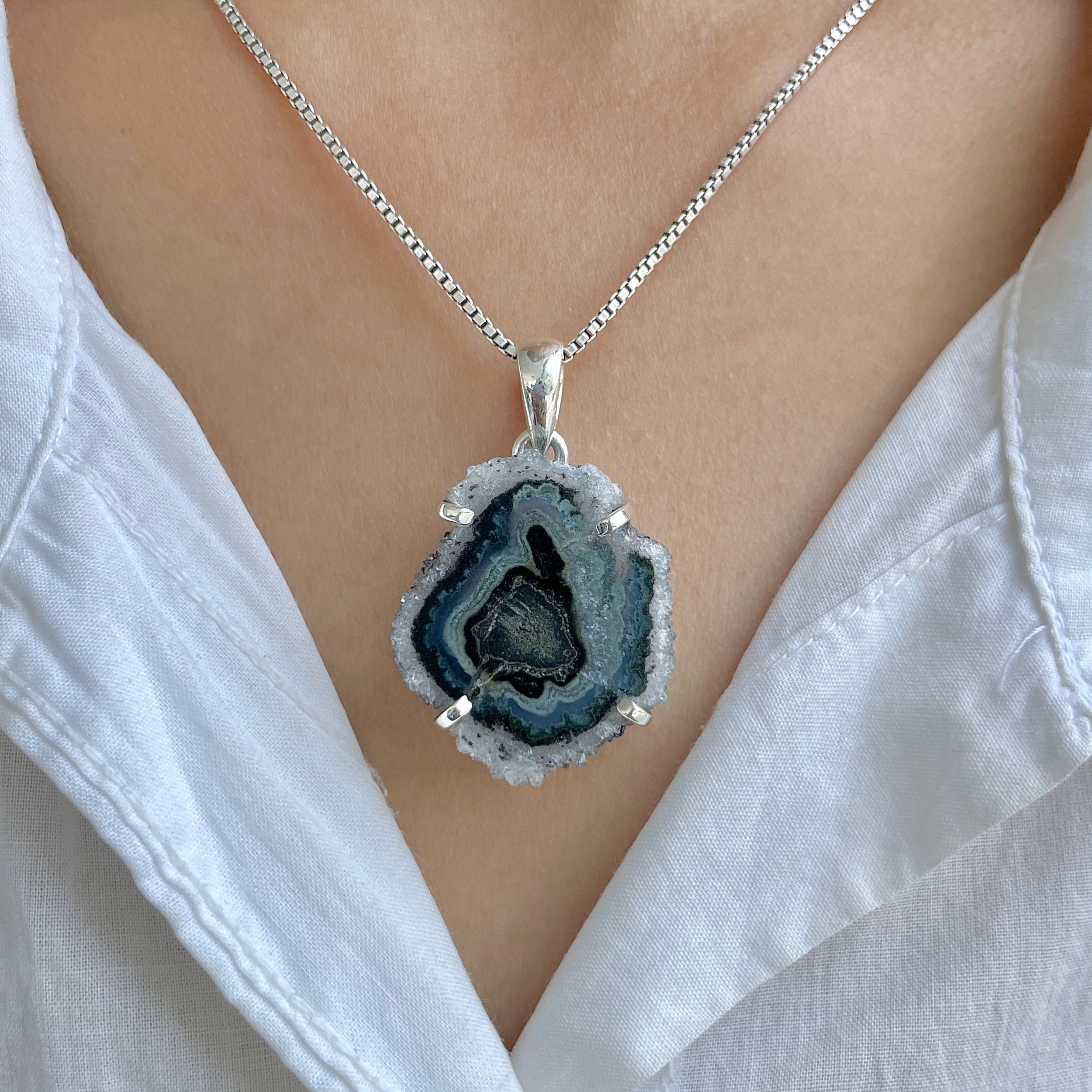 Amethyst Stalactite Pendant-(ASL-P-221.)