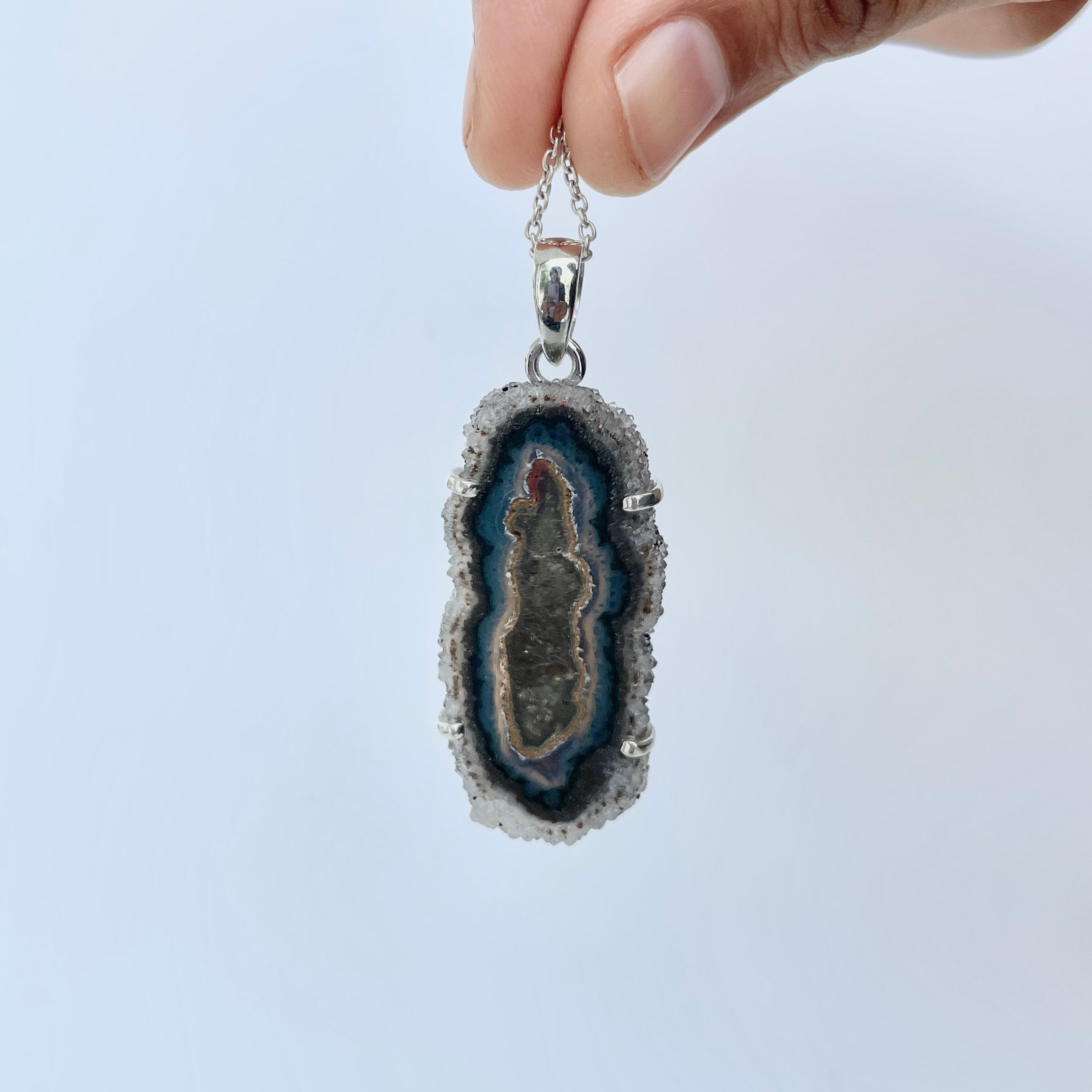 Amethyst Stalactite Pendant-(ASL-P-223.)