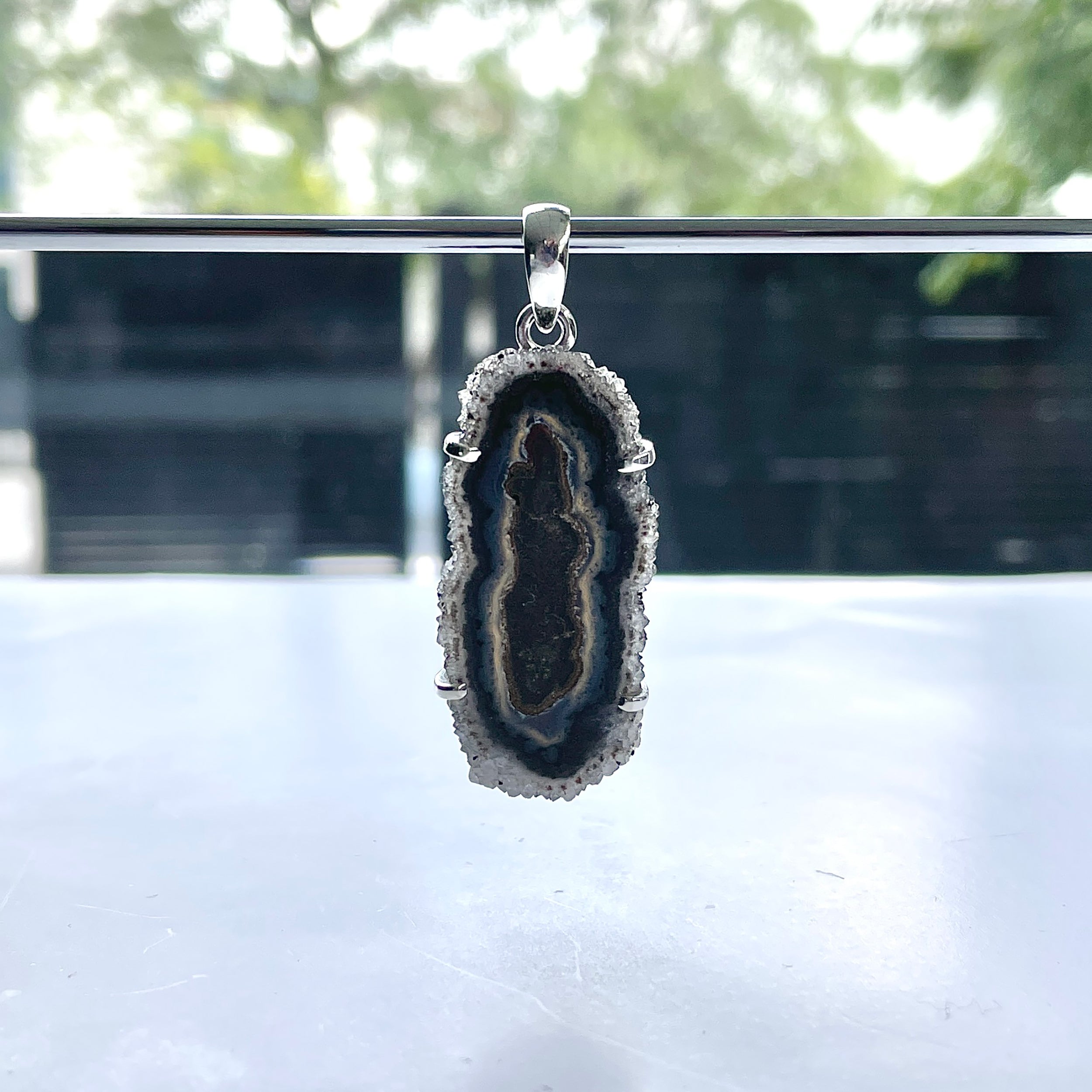 Amethyst Stalactite Pendant-(ASL-P-223.)