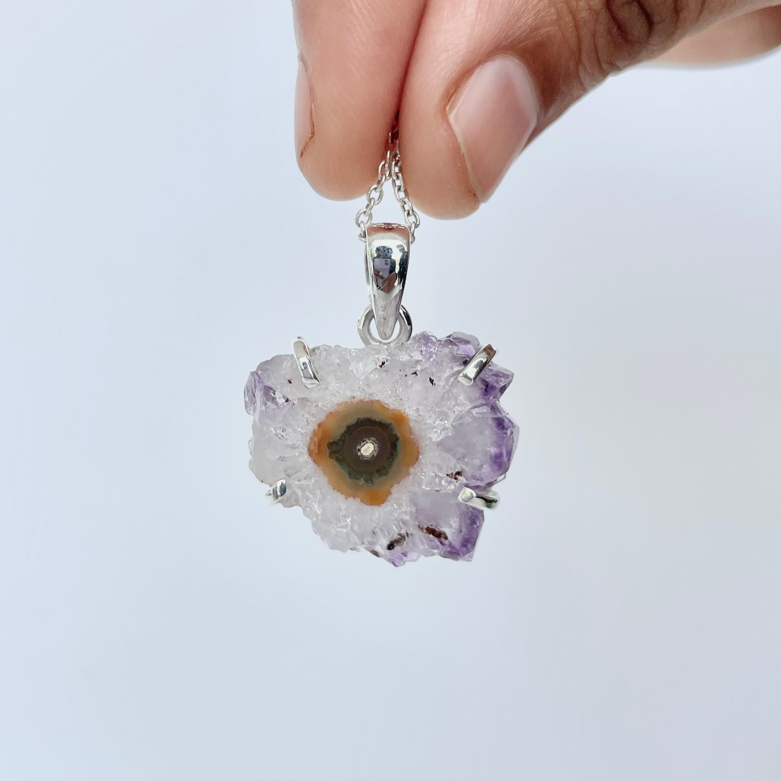 Amethyst Stalactite Pendant-(ASL-P-224.)