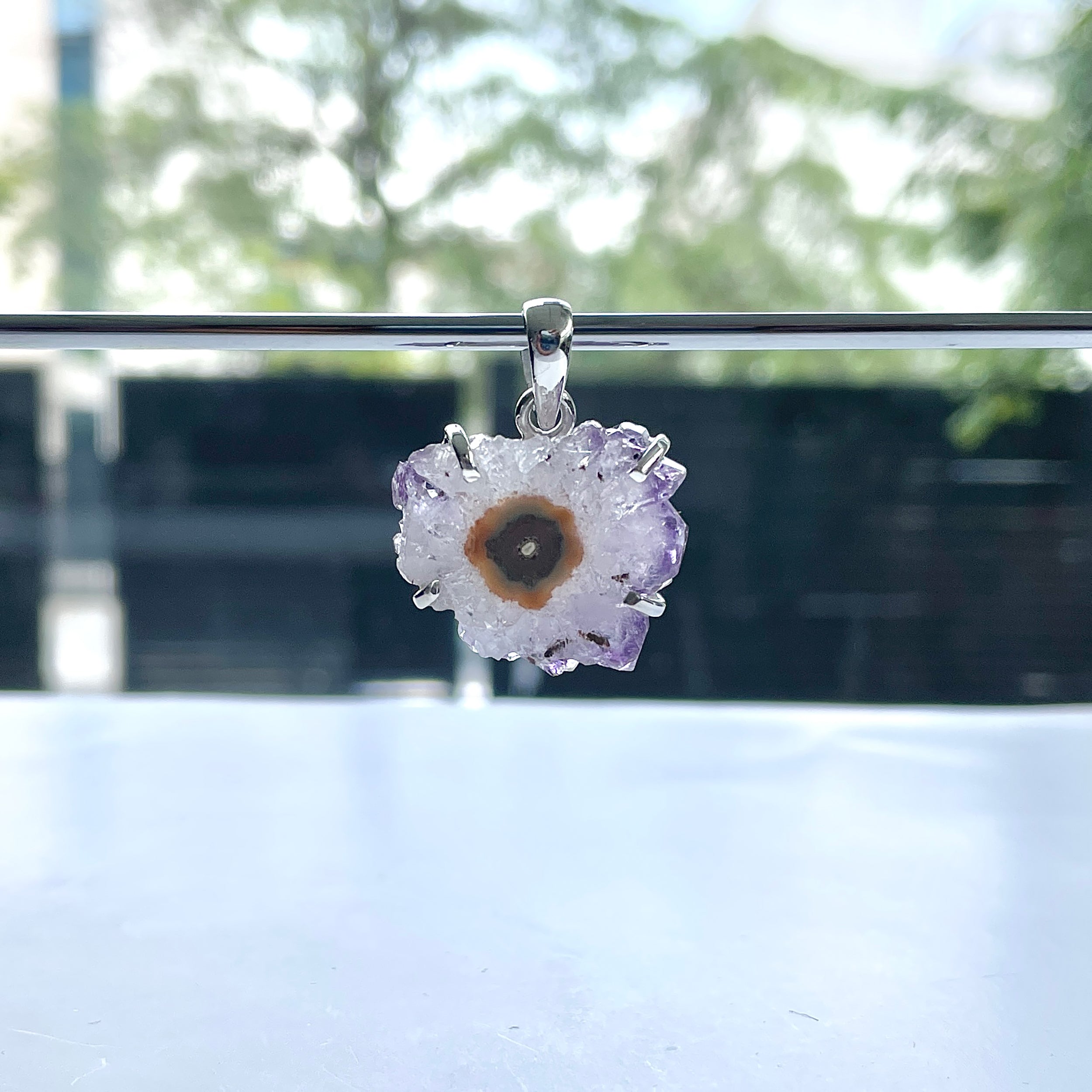 Amethyst Stalactite Pendant-(ASL-P-224.)