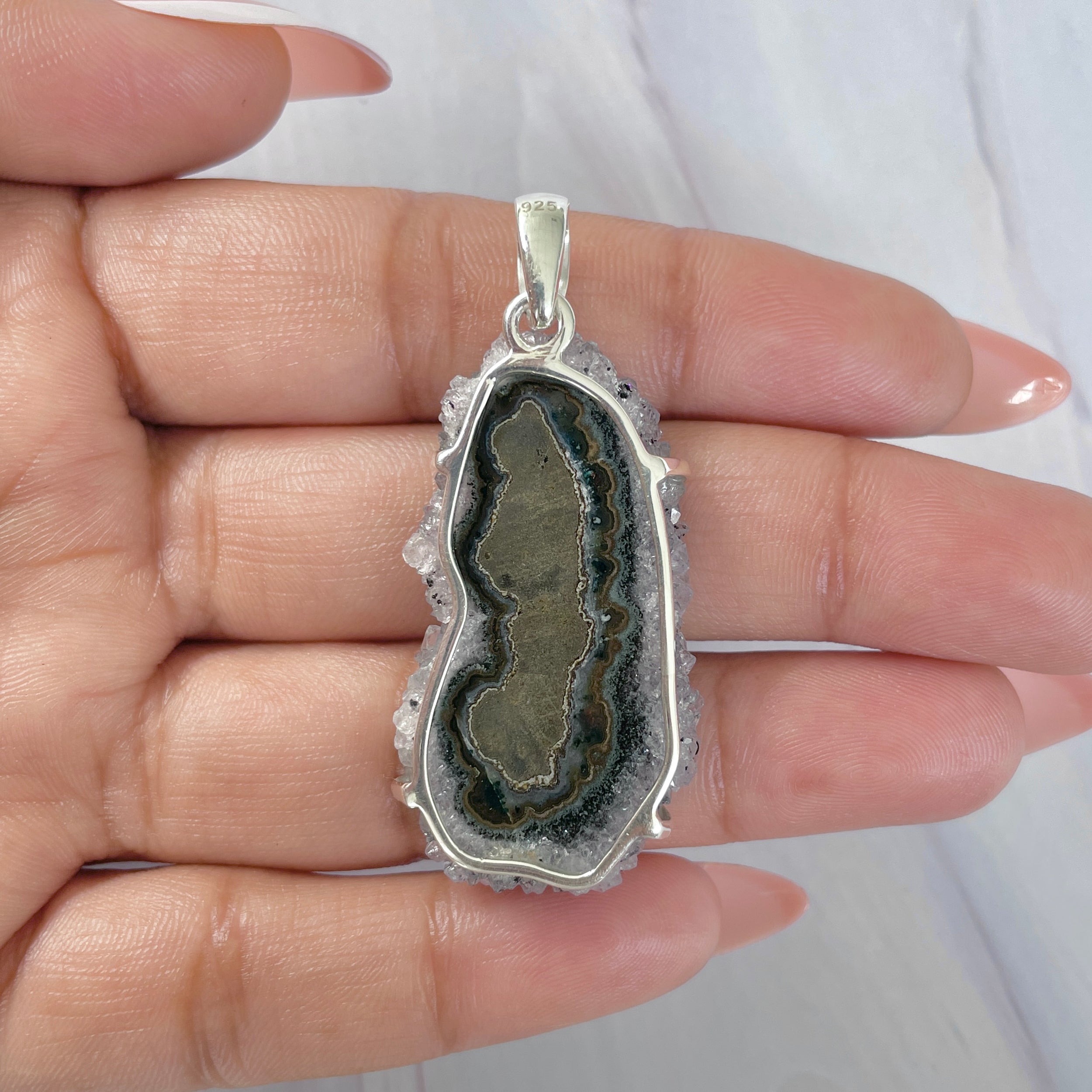 Amethyst Stalactite Pendant-(ASL-P-225.)