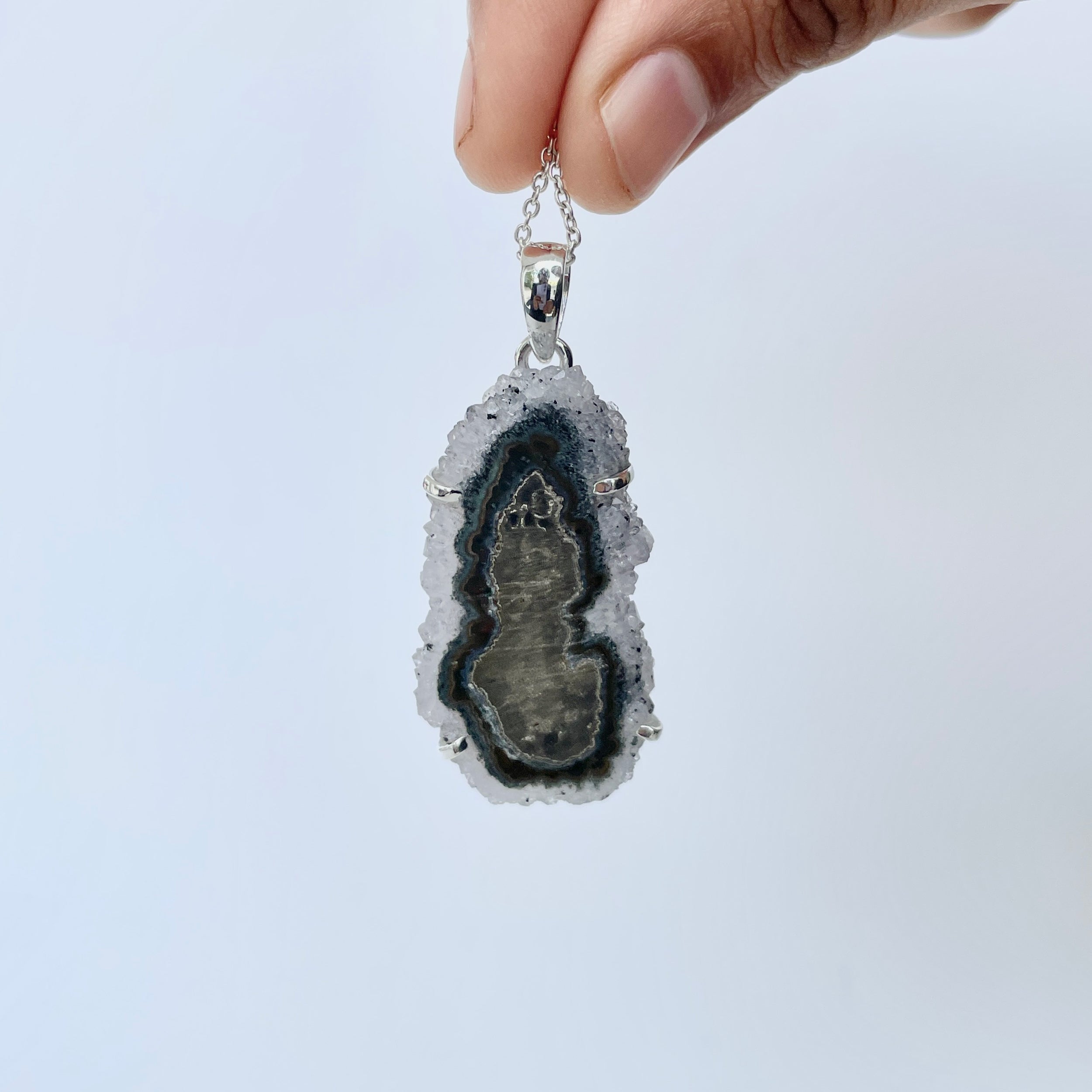 Amethyst Stalactite Pendant-(ASL-P-225.)