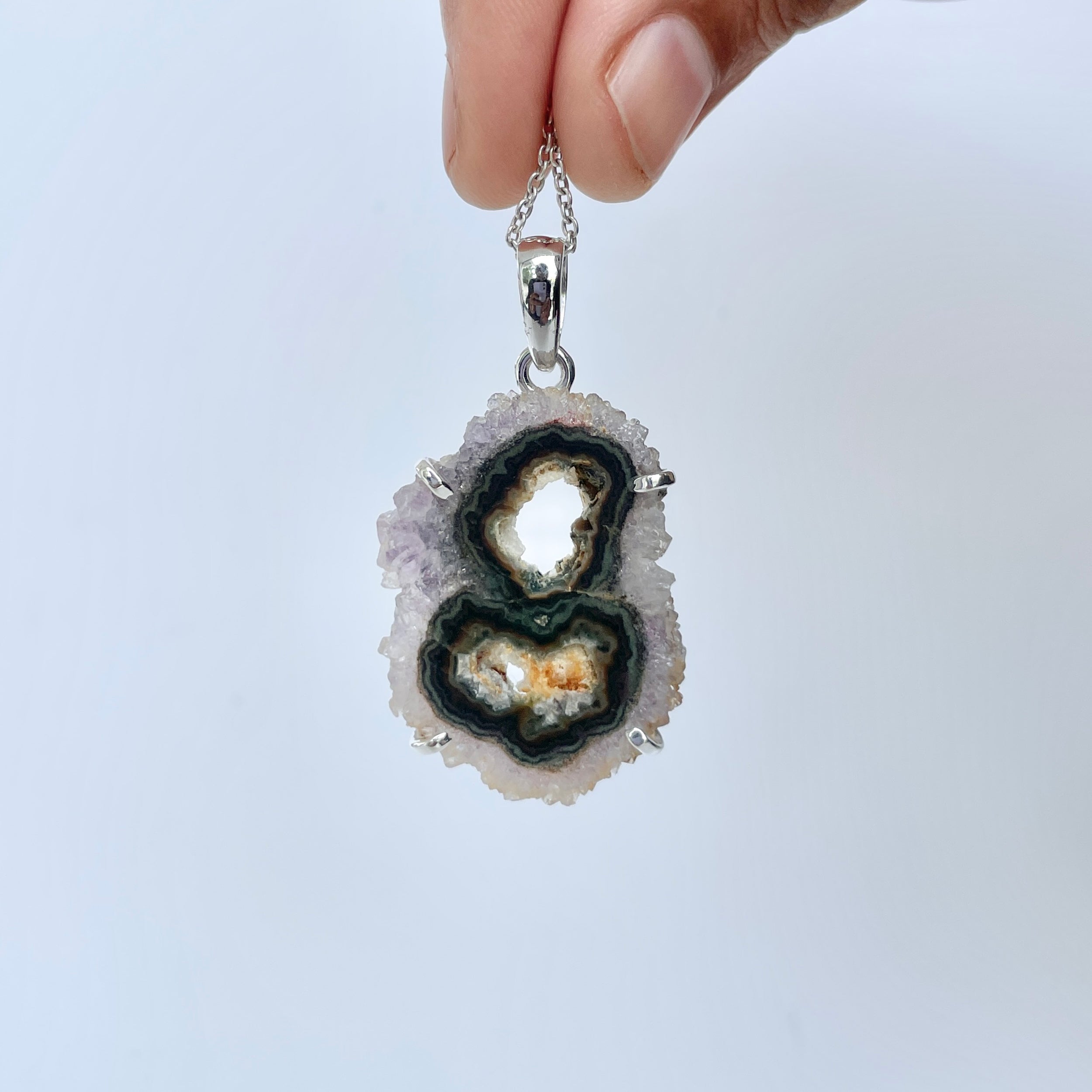 Amethyst Stalactite Pendant-(ASL-P-226.)