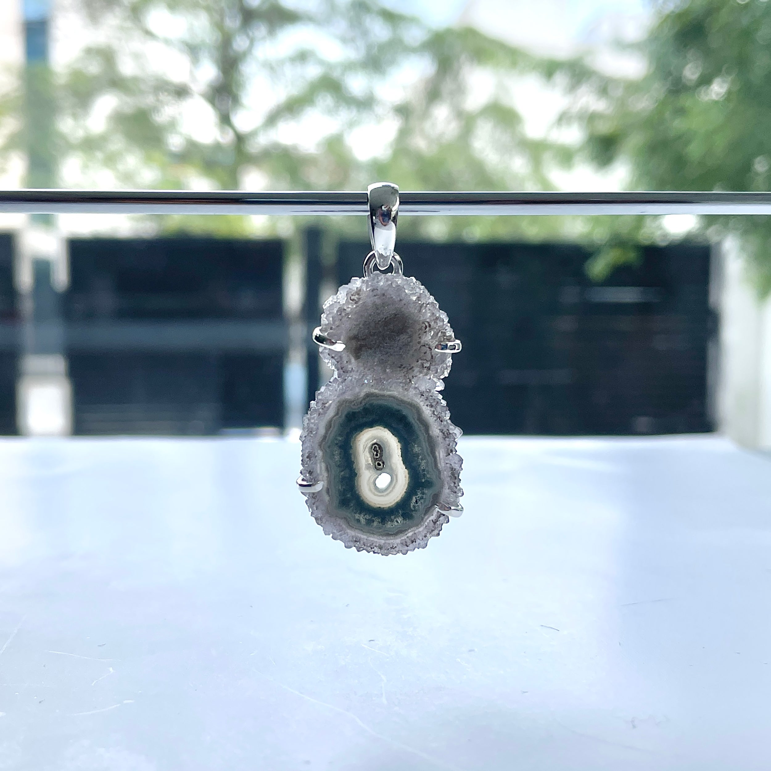 Amethyst Stalactite Pendant-(ASL-P-227.)