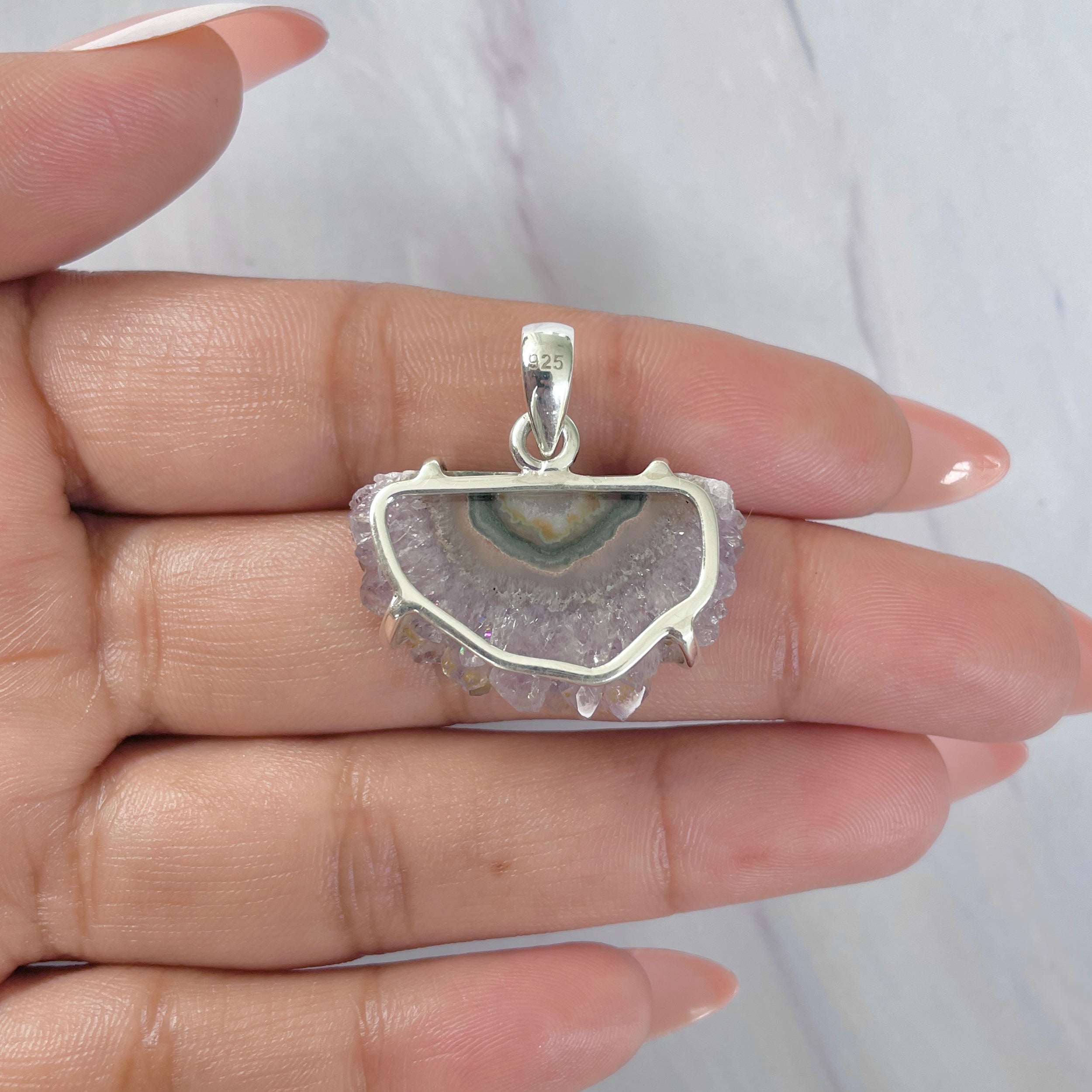Amethyst Stalactite Pendant-(ASL-P-228.)