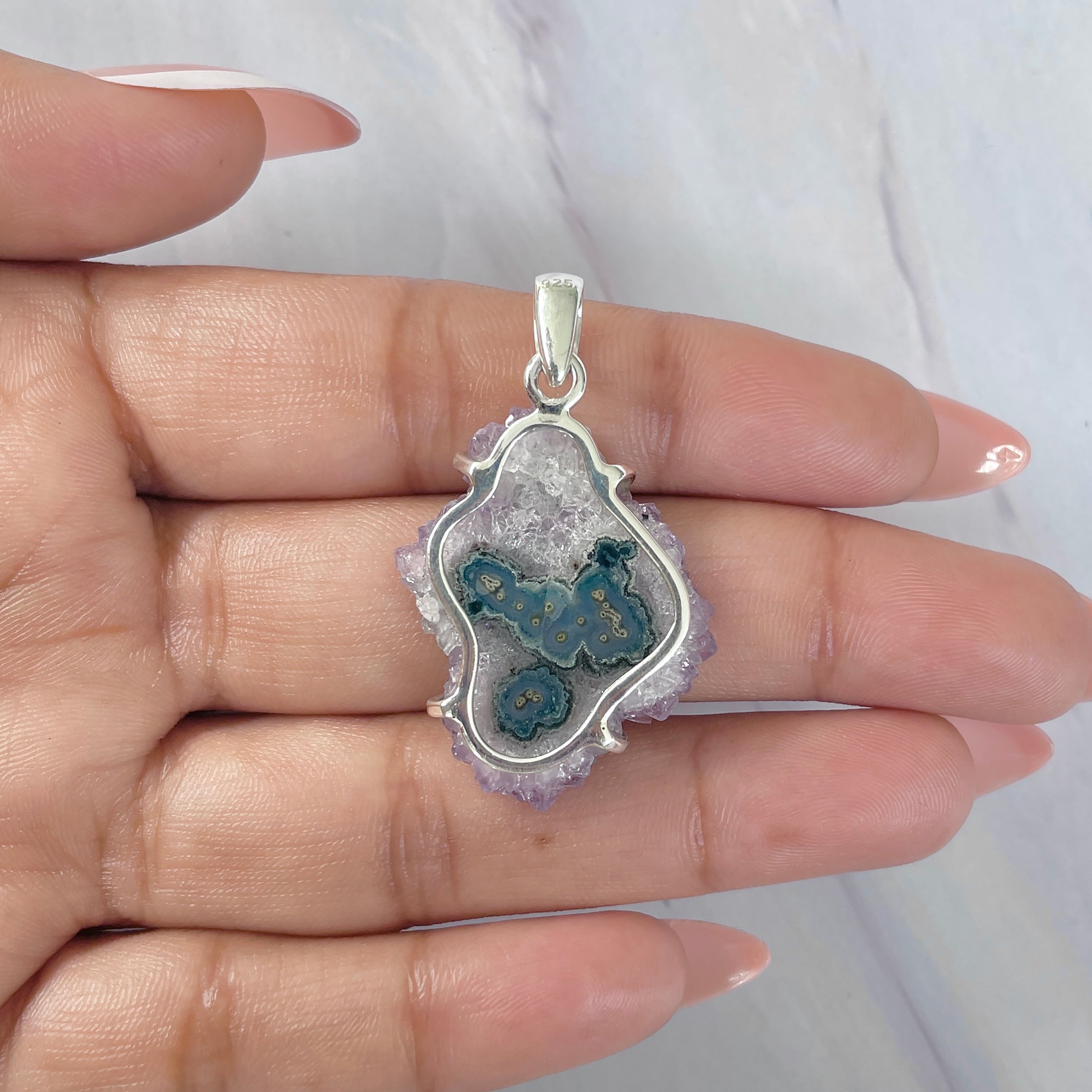 Amethyst Stalactite Pendant-(ASL-P-229.)