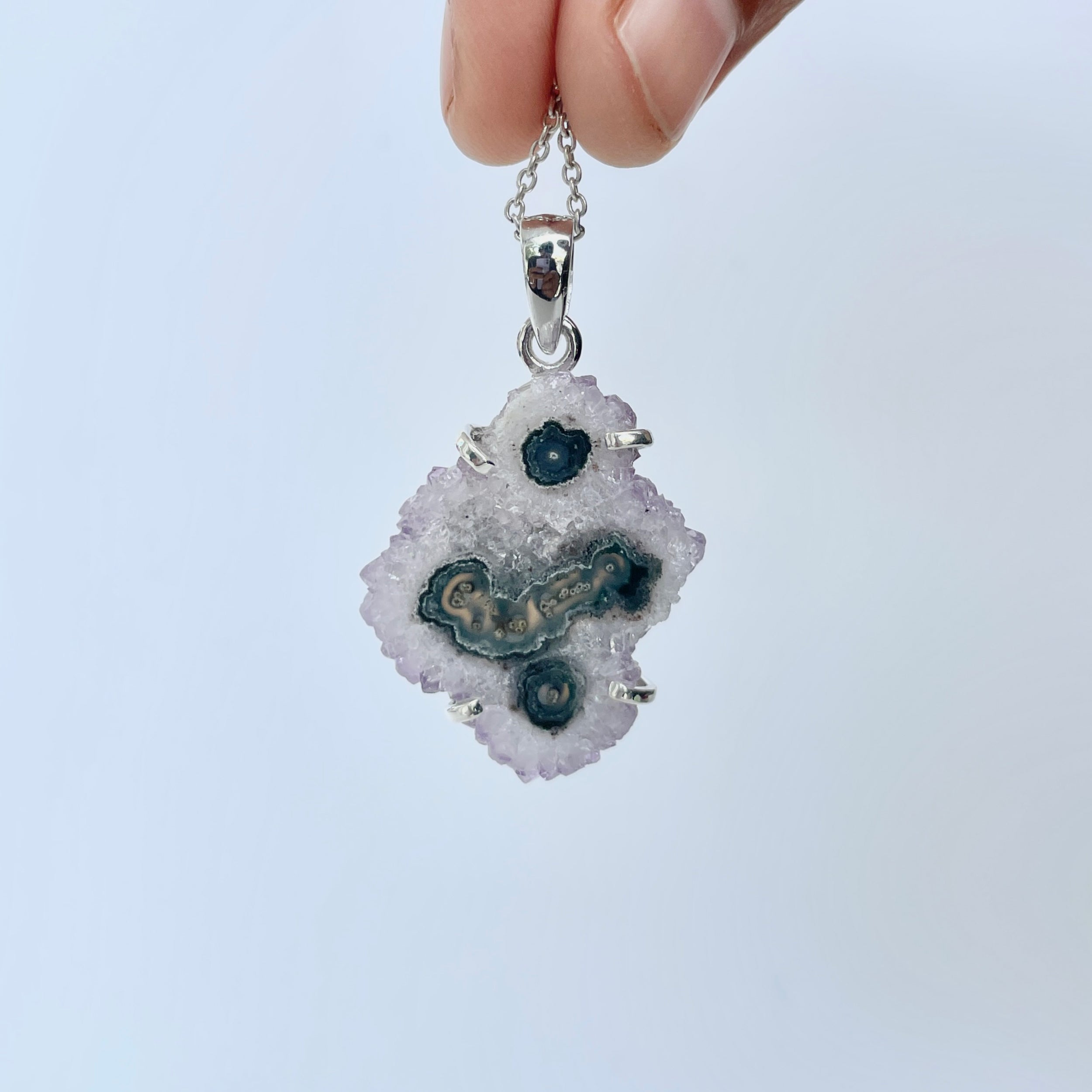 Amethyst Stalactite Pendant-(ASL-P-229.)