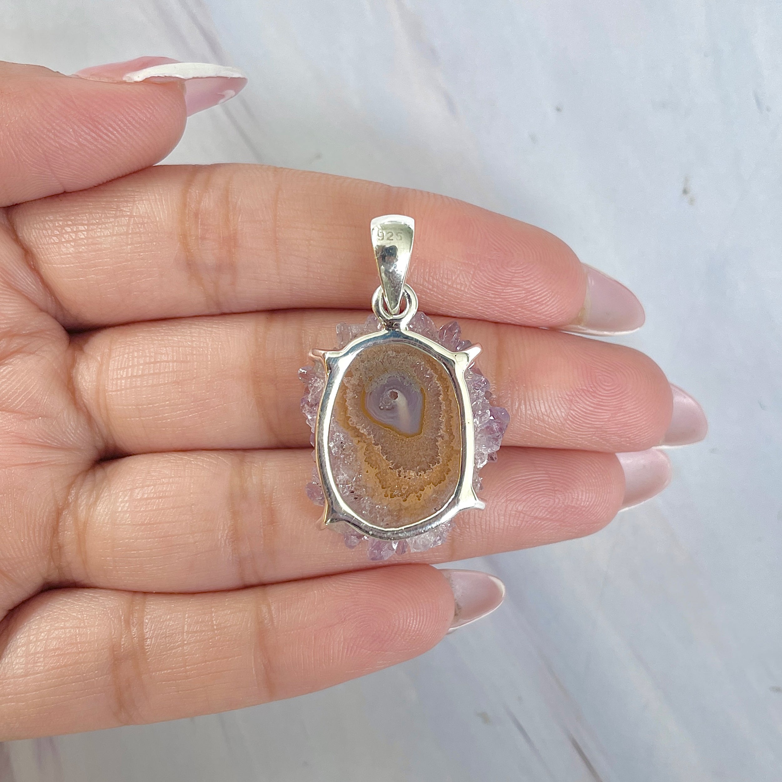 Amethyst Stalactite Pendant-(ASL-P-23.)