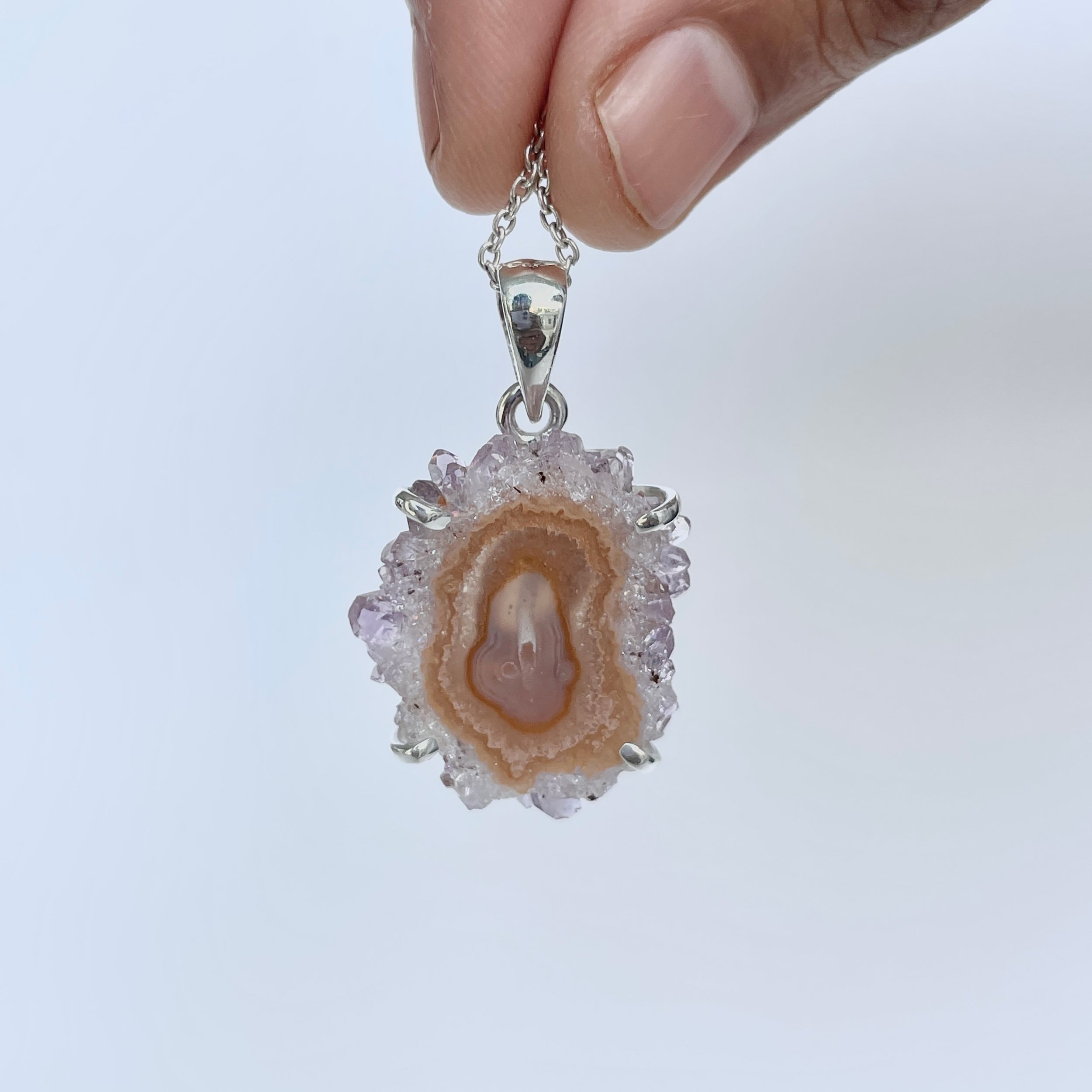 Amethyst Stalactite Pendant-(ASL-P-23.)