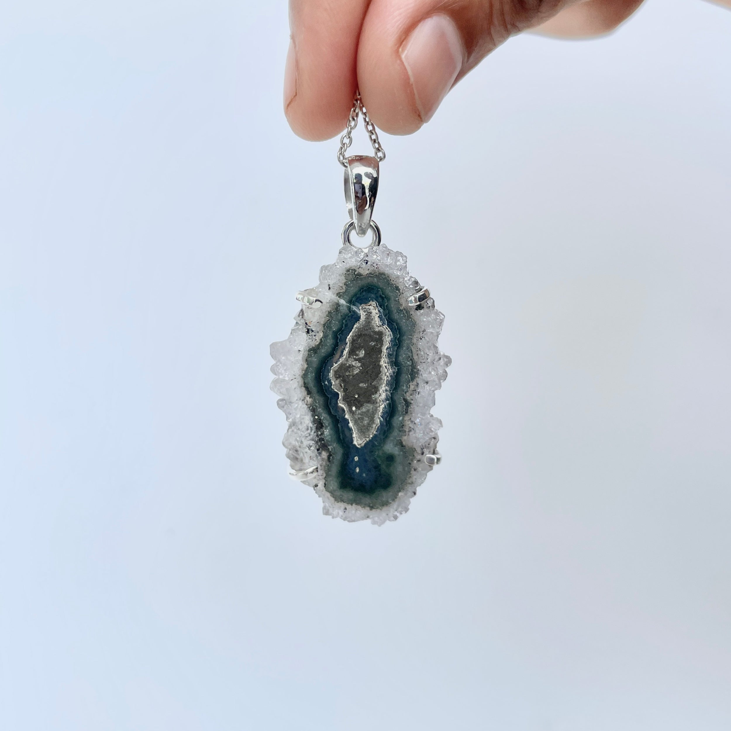 Amethyst Stalactite Pendant-(ASL-P-230.)